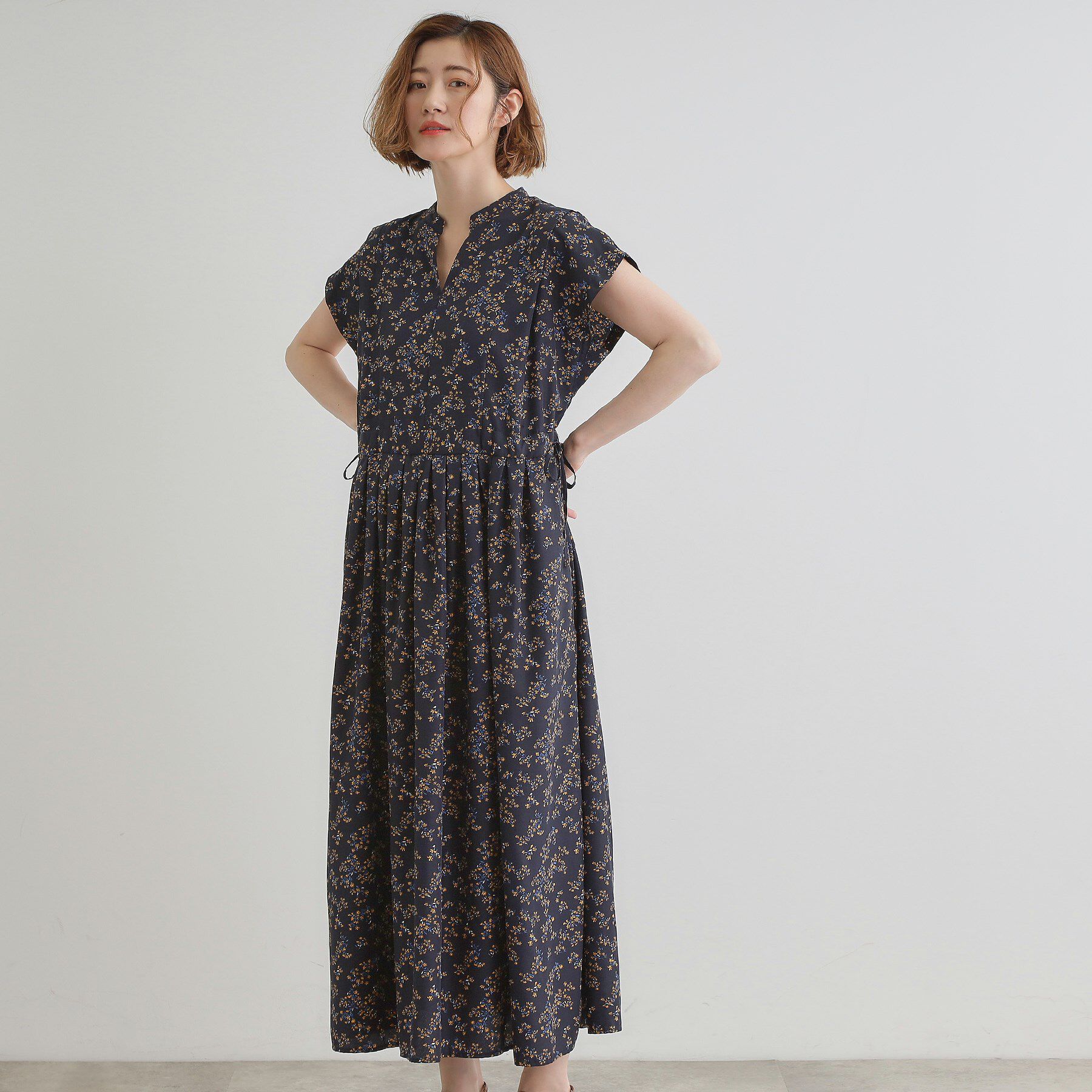 grove「【晴れの日も雨の日も】撥水タックワンピース」|ワンピース|