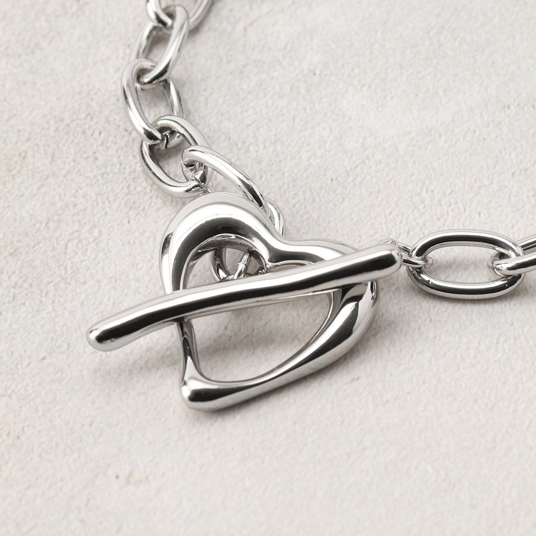 grove「ハートマンテルチェーンブレス」|ブレスレット・バングル|