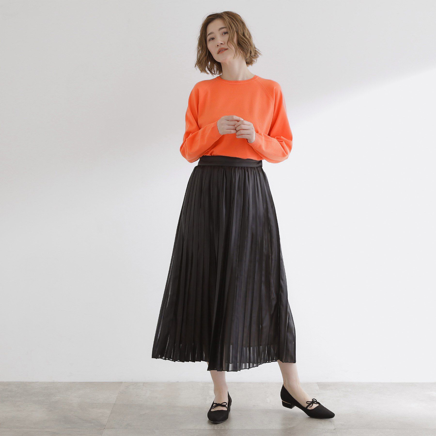 grove「最終お値下げ！！【洗える/毛玉軽減】天竺ラグランスリーブプルオーバー」|ニット・セーター|