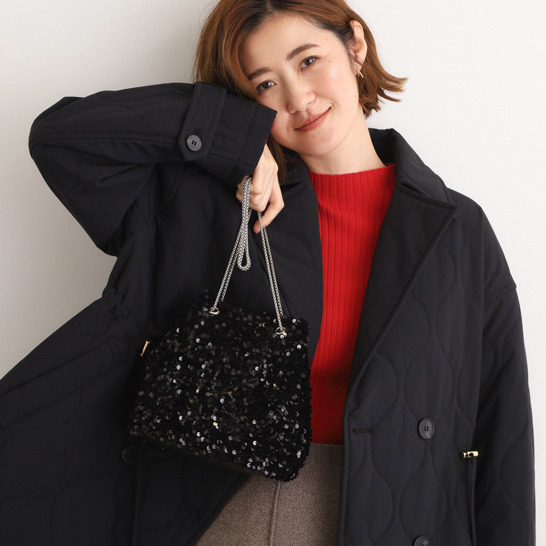 grove「キラアソート巾着チェーンショルダー」|ショルダー・メッセンジャー|