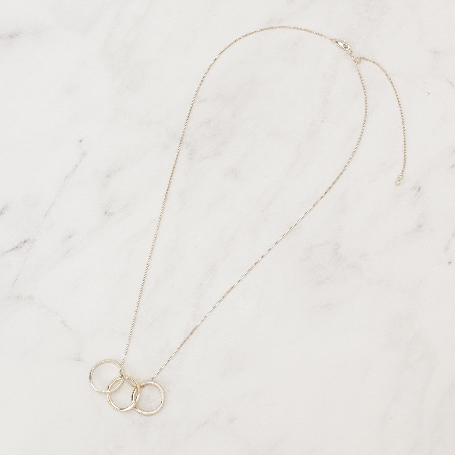 grove「3リングビジューネックレス」|ネックレス|