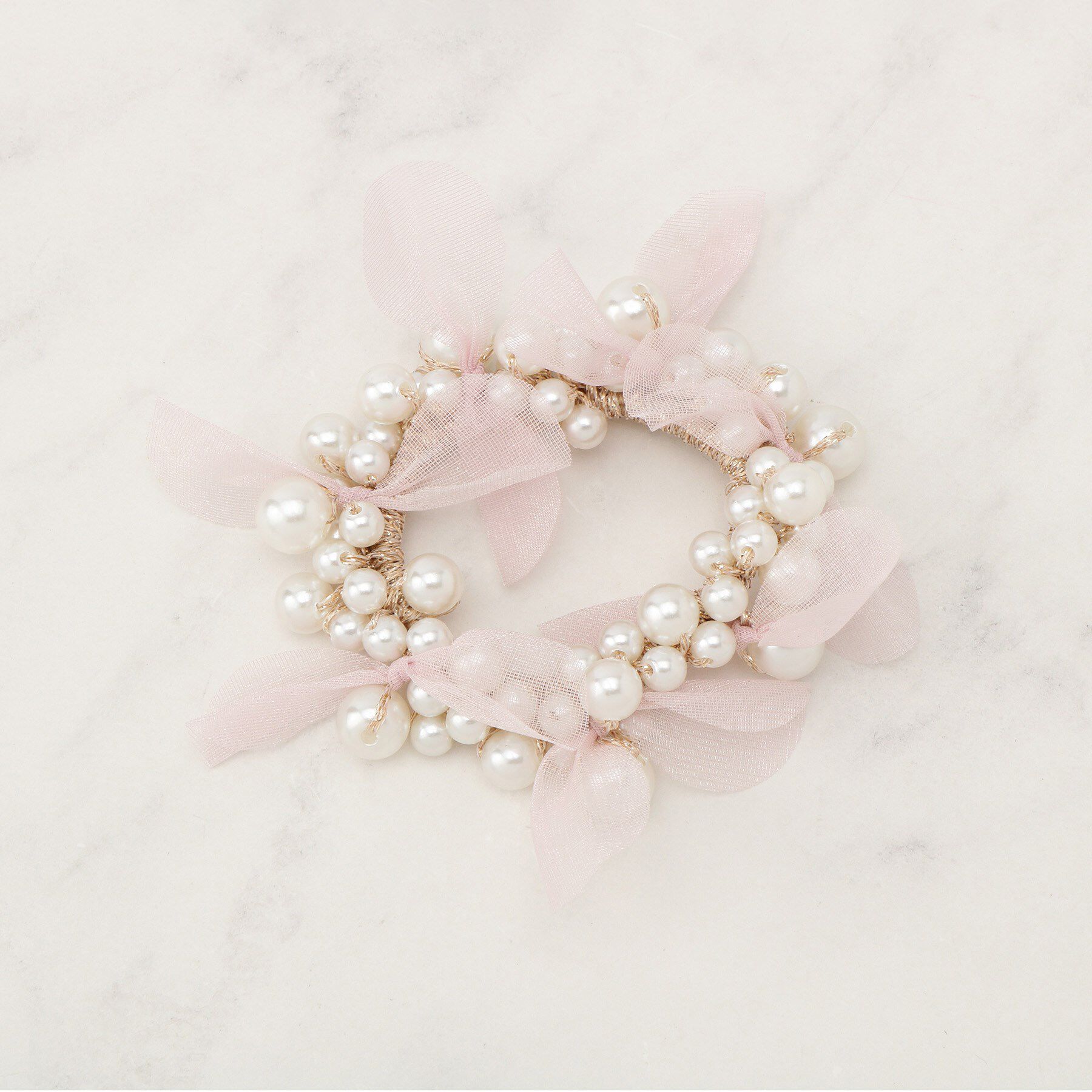 grove「パール調シフォンゴム」|その他|ピンク(071)