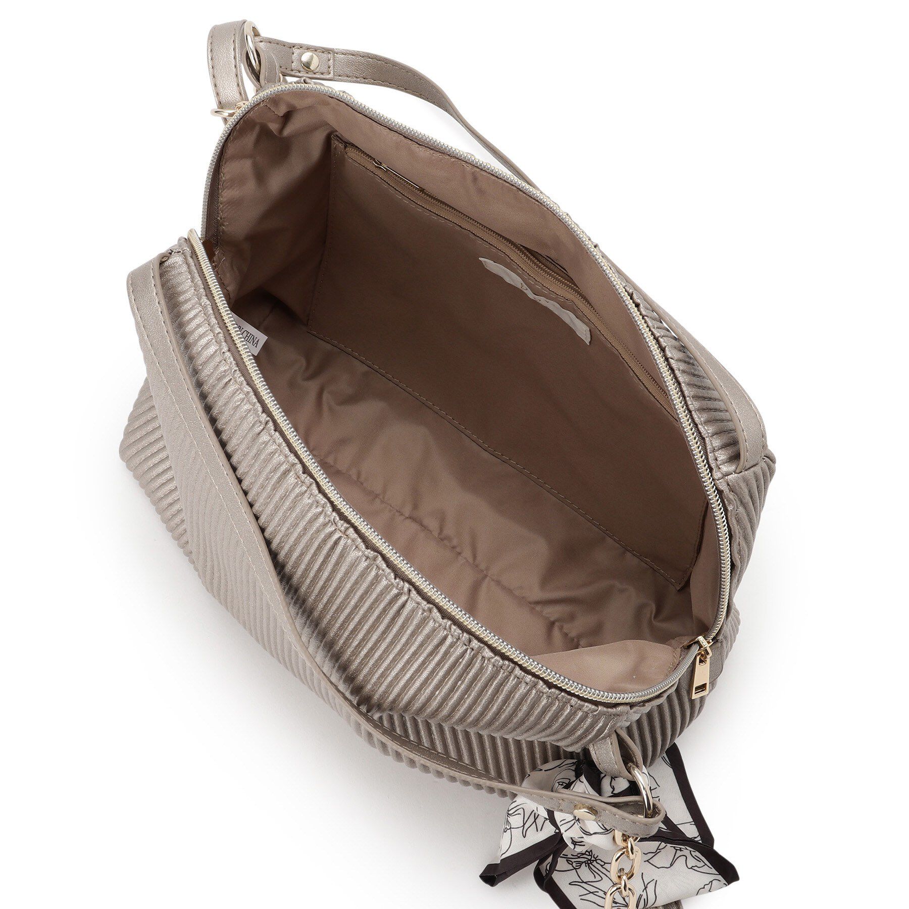 grove「プリーツチェーンスカーフショルダー」|ショルダー・メッセンジャー|