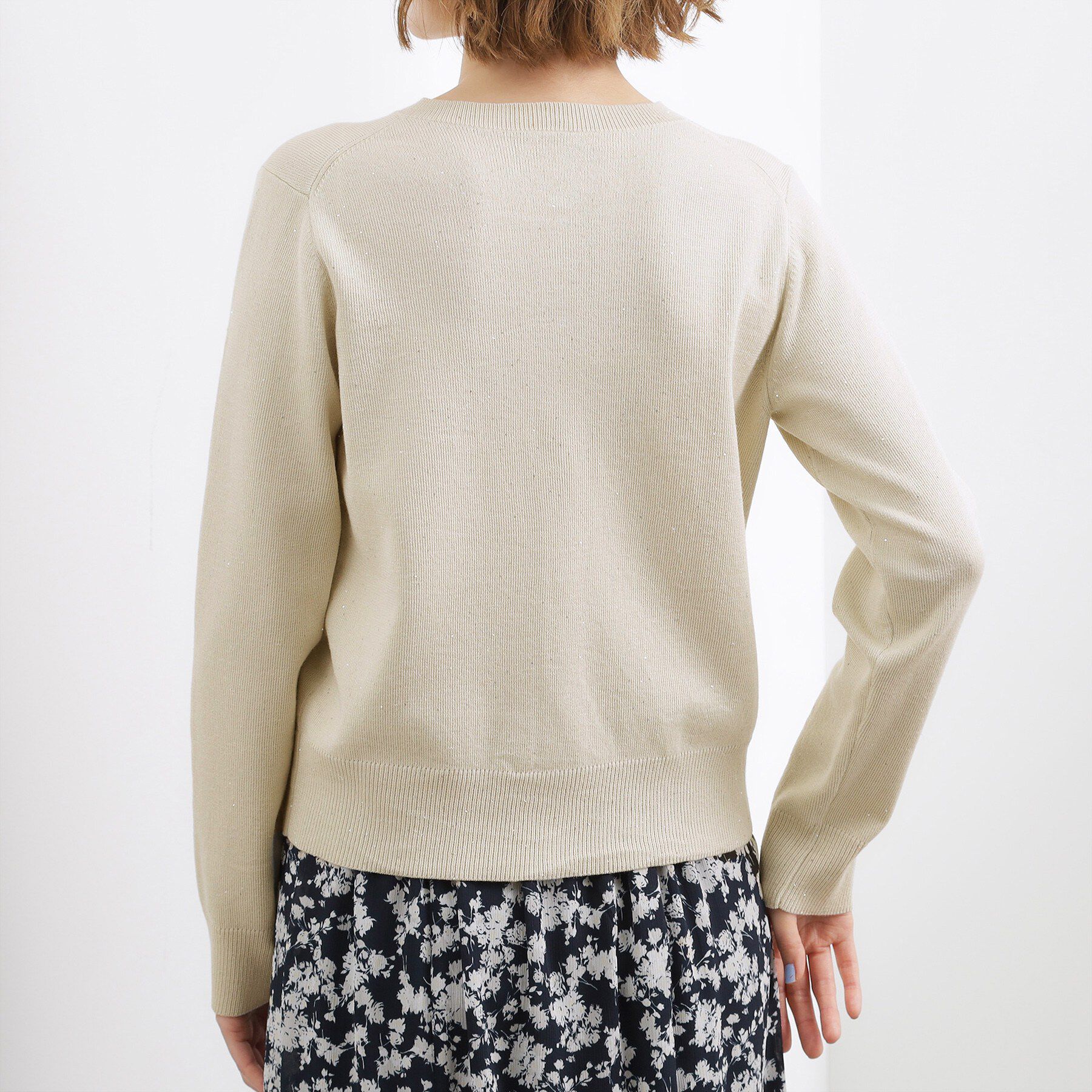 grove「大人のための華やぎニットカーディガン」|カーディガン|