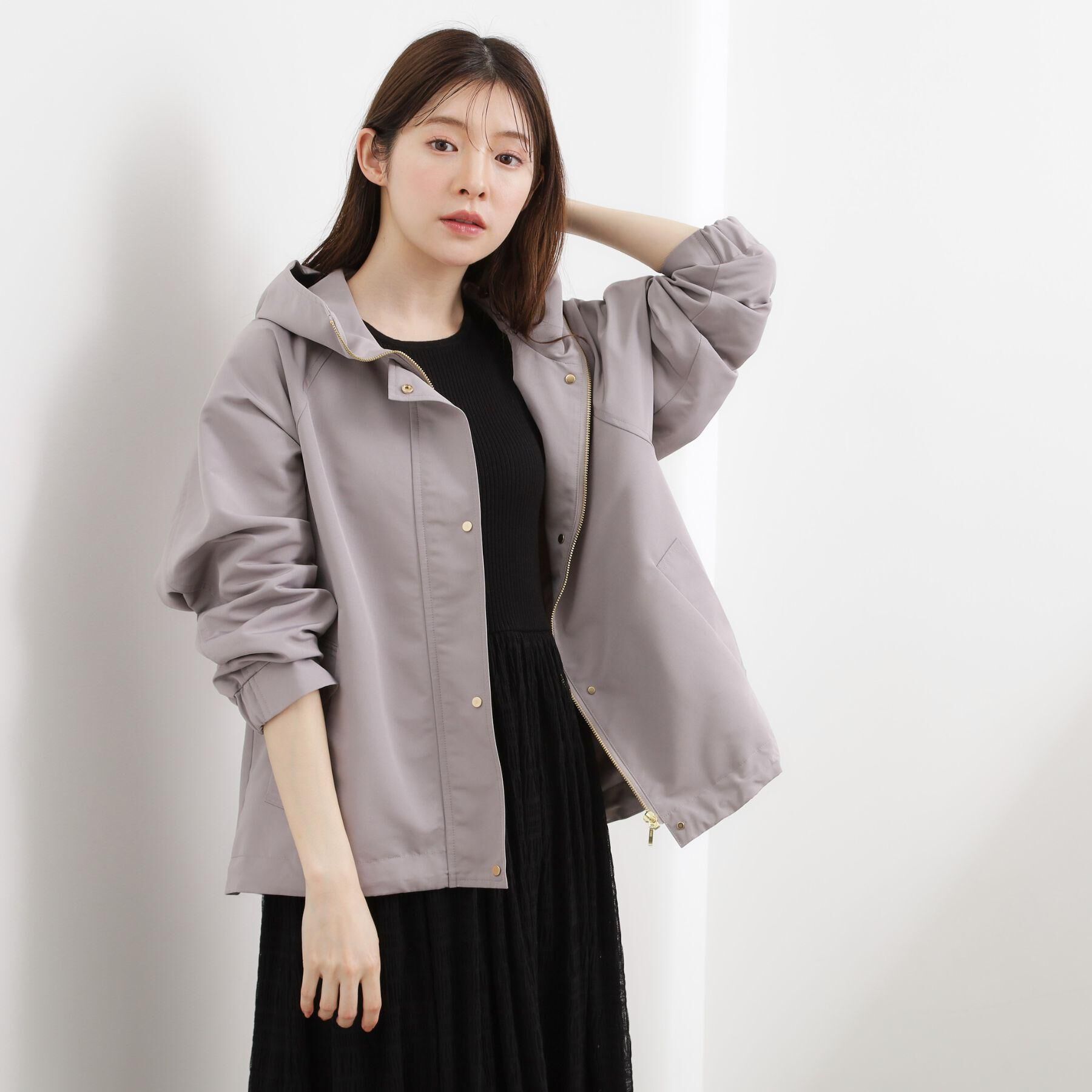 grove「【貴島明日香さん着用】【撥水】きれいめに着こなせるマウンテンパーカ」|ブルゾン・スタジャン|