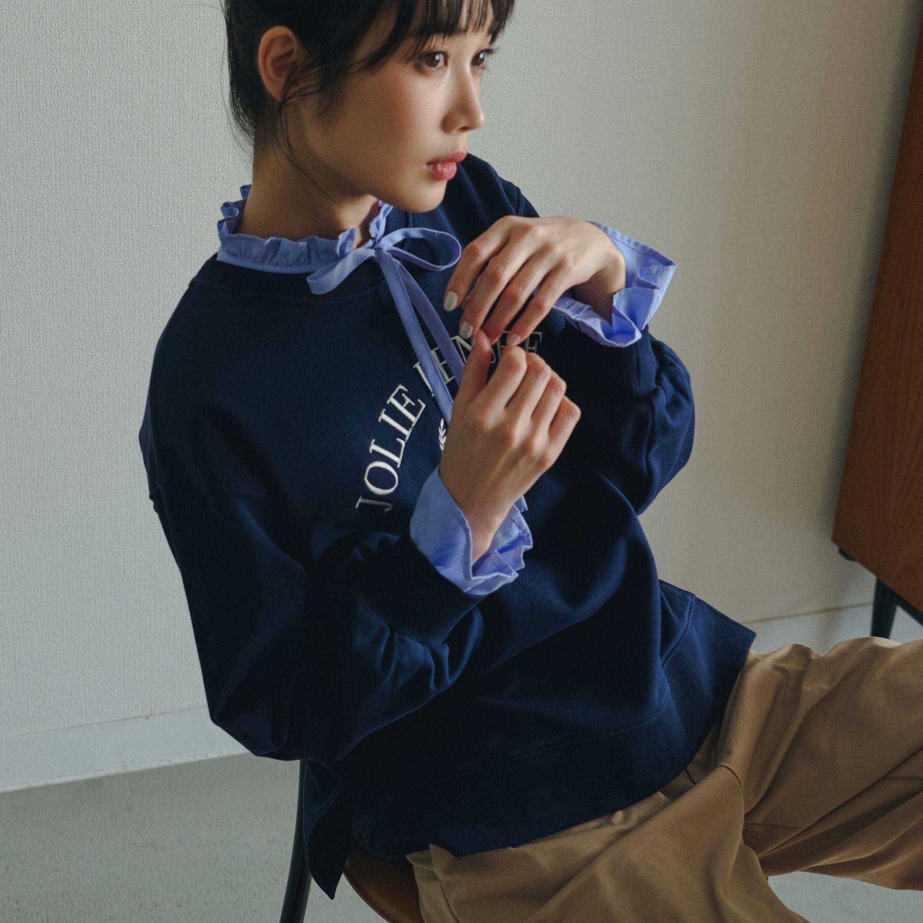 grove「フリルカラーリボンブラウス」|シャツ・ブラウス|