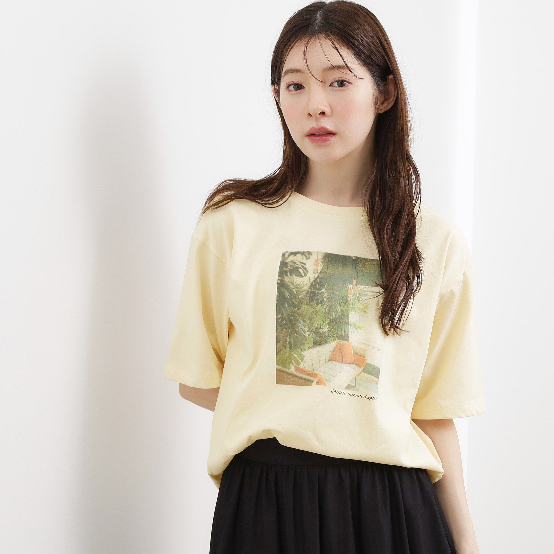 grove「【UVカット/接触冷感】プリントアソート5分袖Tシャツ」|Tシャツ・カットソー|