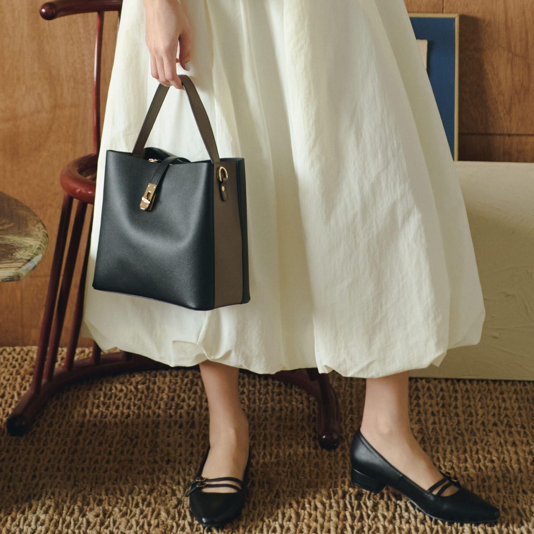 grove「人間工学 ベルトダブルショルダー」|ハンドバッグ|