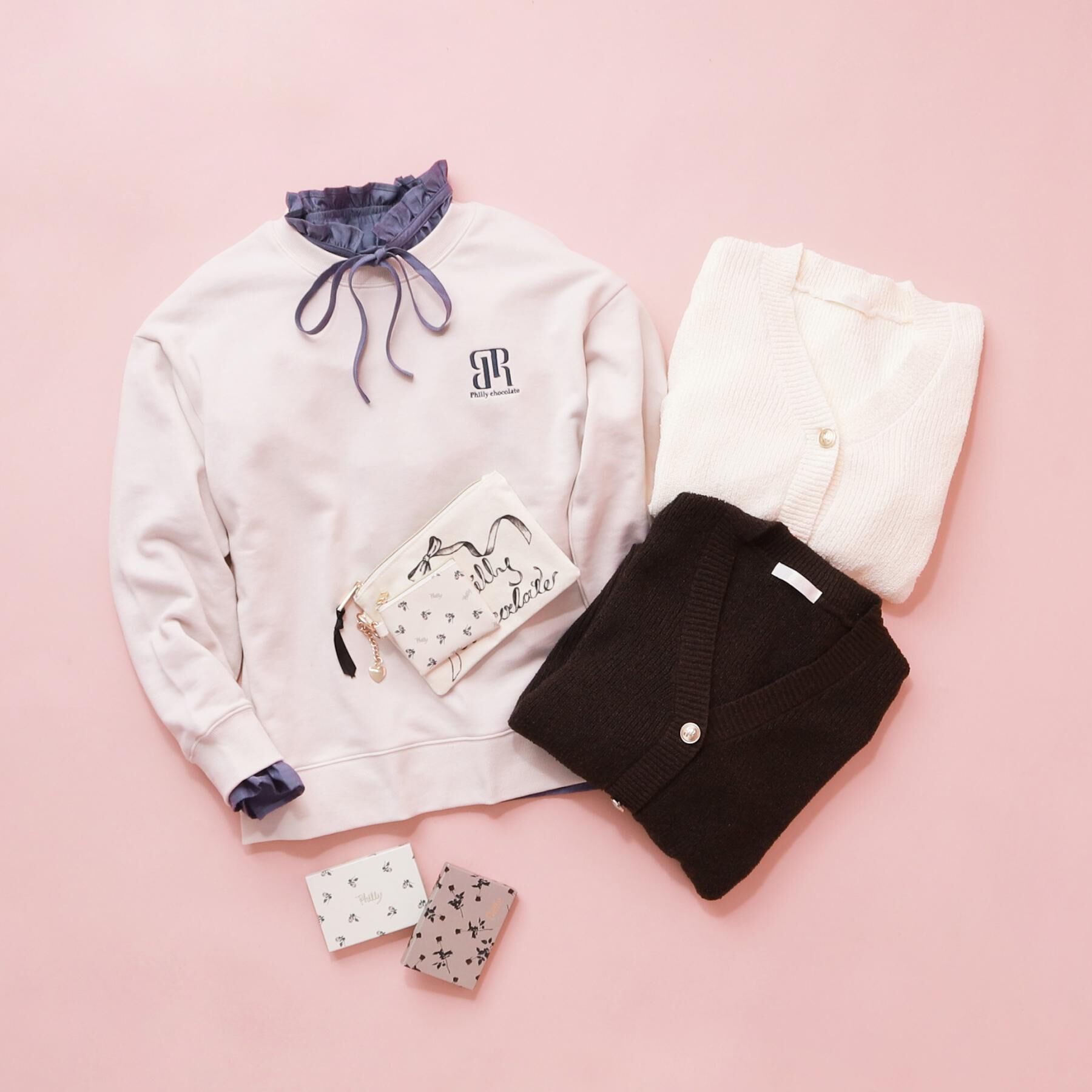 grove「【コラボITEM】Philly Chocolate 裏毛プルオーバー」|パーカー|