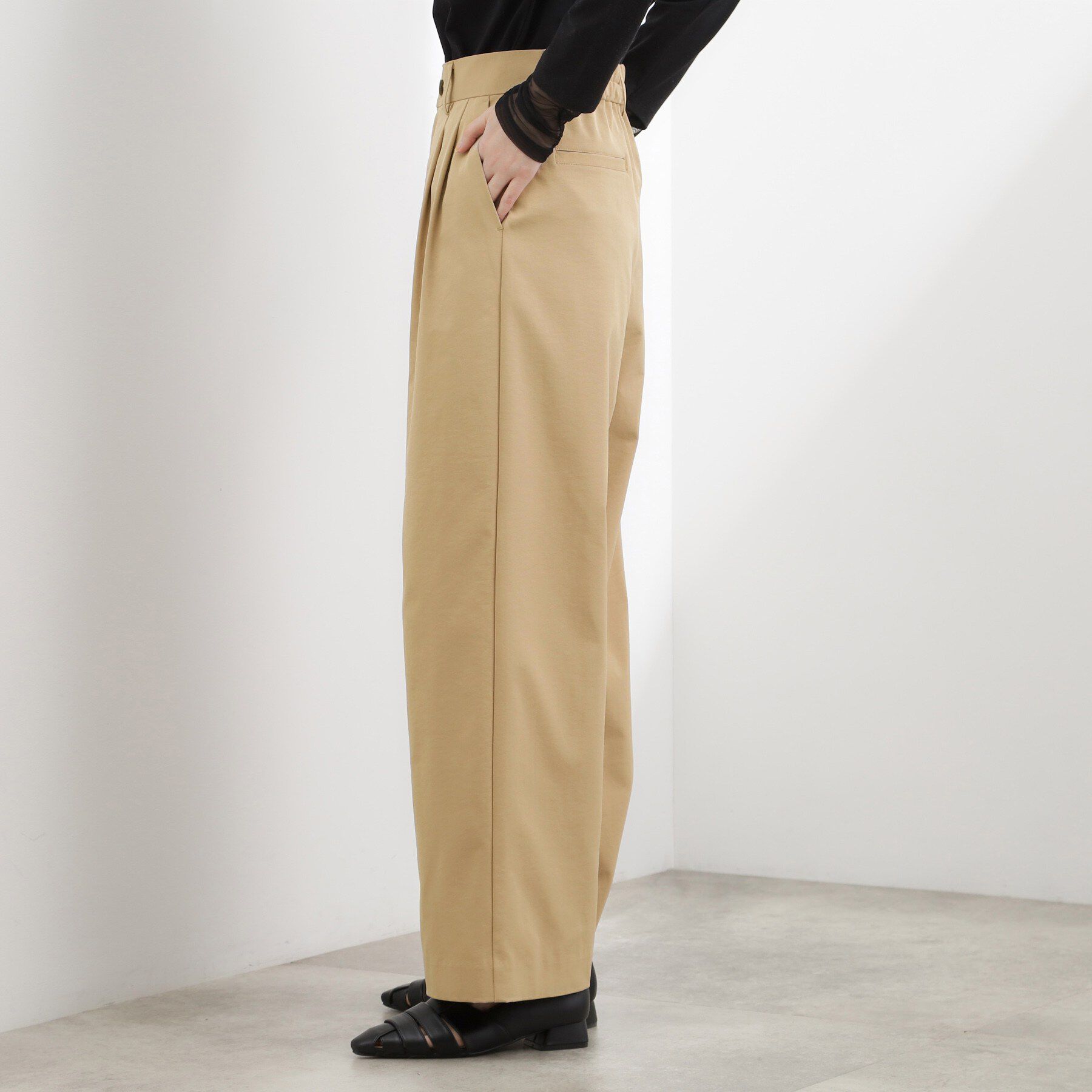 grove「ツータック ワイドチノパンツ」|その他|