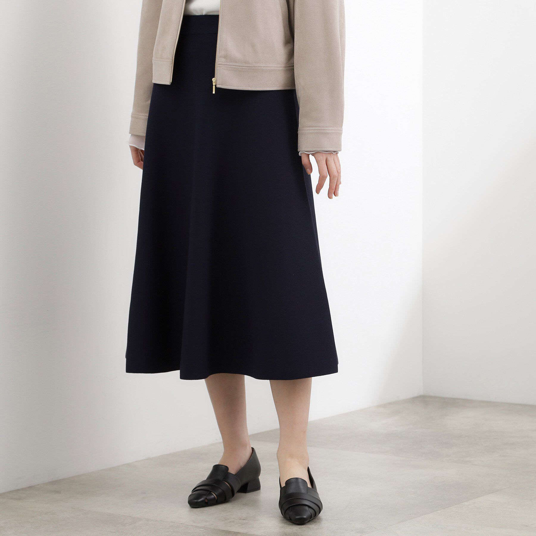 grove「【SETUP対応】ニットフレアスカート」|スカート|