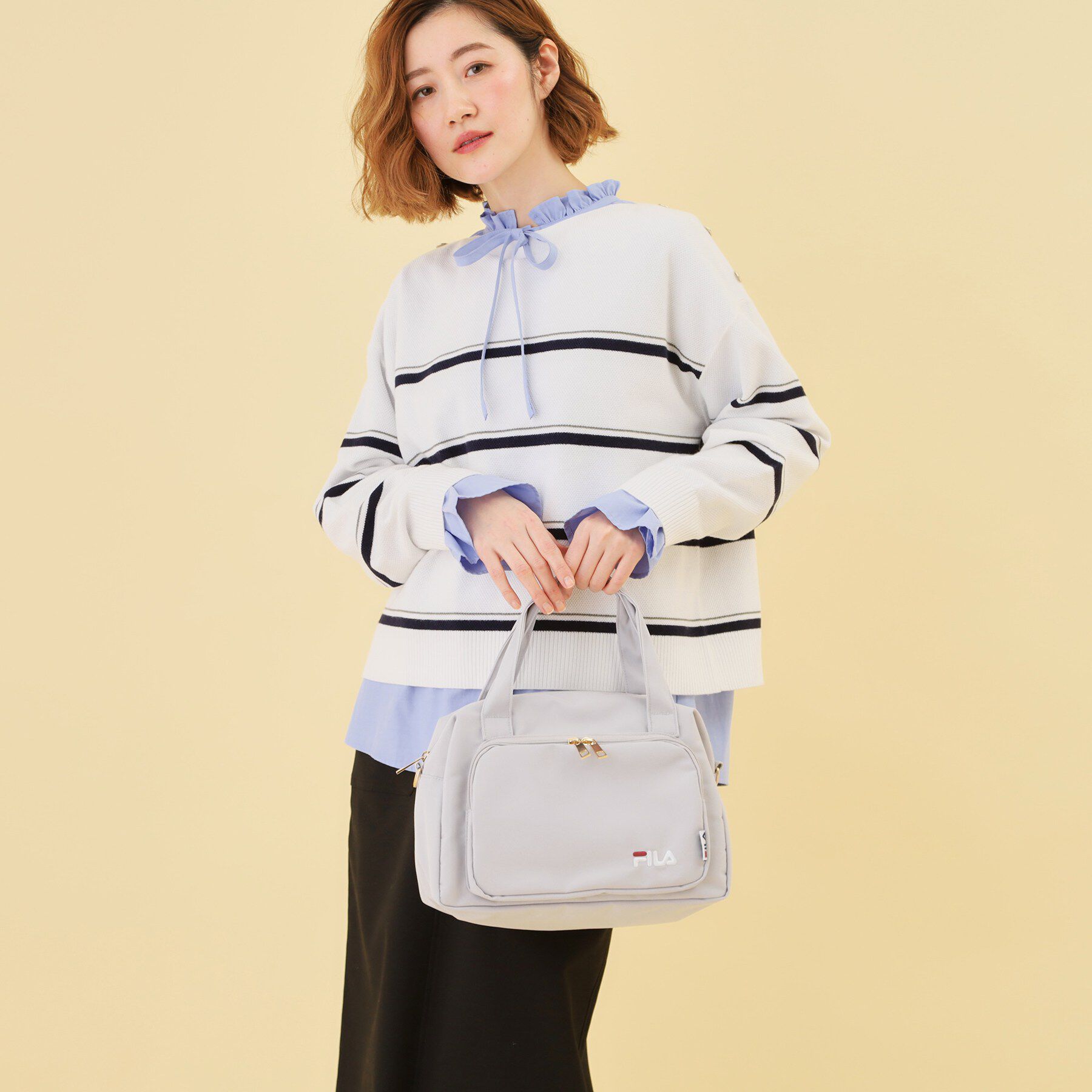 grove「【FILA別注】撥水2WAYボストン」|ボストンバッグ|