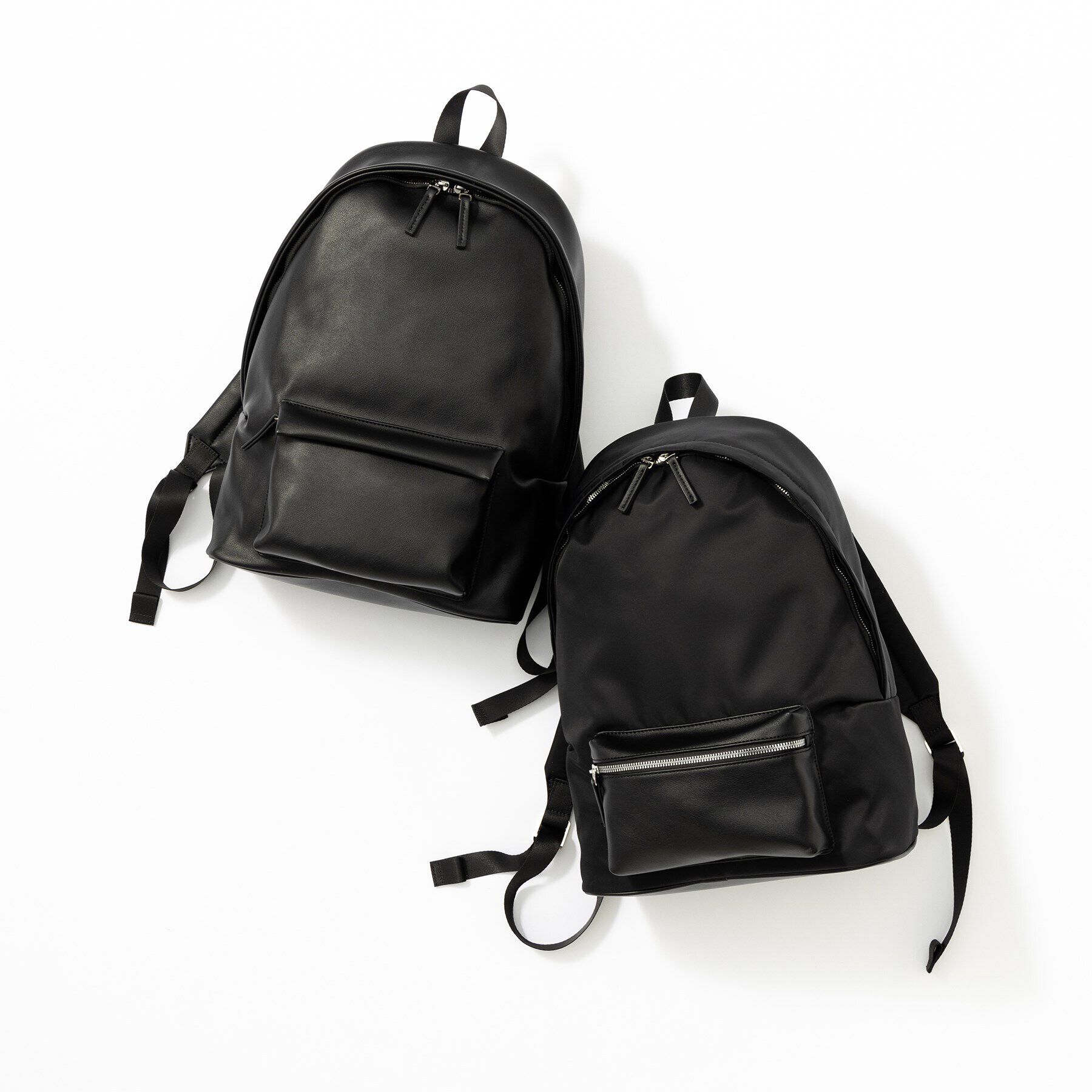 INDIVI「【軽量／撥水】ナイロン＆合皮 マルチリュック」|リュック|