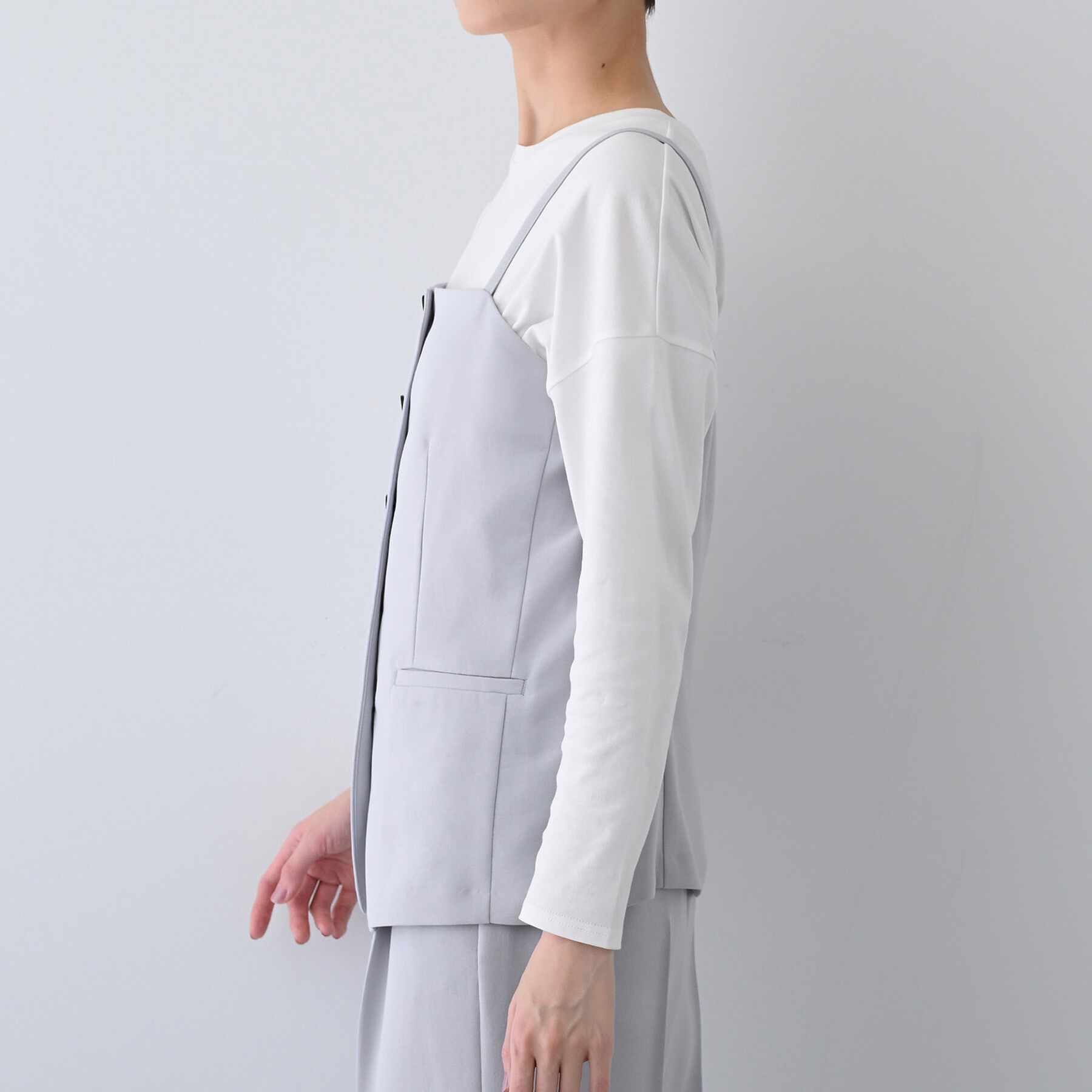 INDIVI「【着る日傘/遮熱/UVケア】ビスチェ風キャミトップス」|キャミソール|