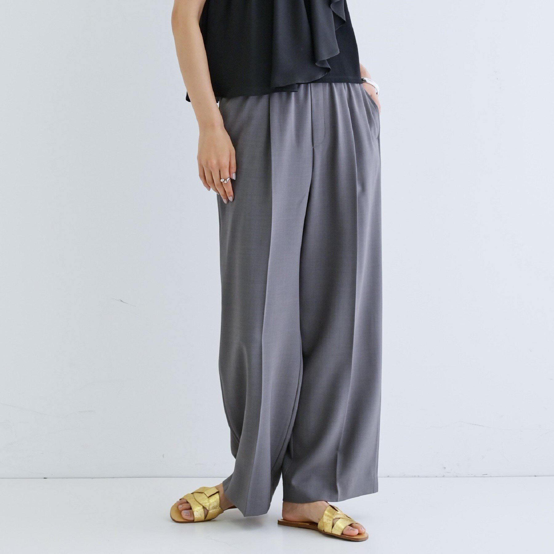 GALLEST「【セットアップ対応】イージーストレートワイドパンツ【カセット服／オケージョン／通勤】」|その他|