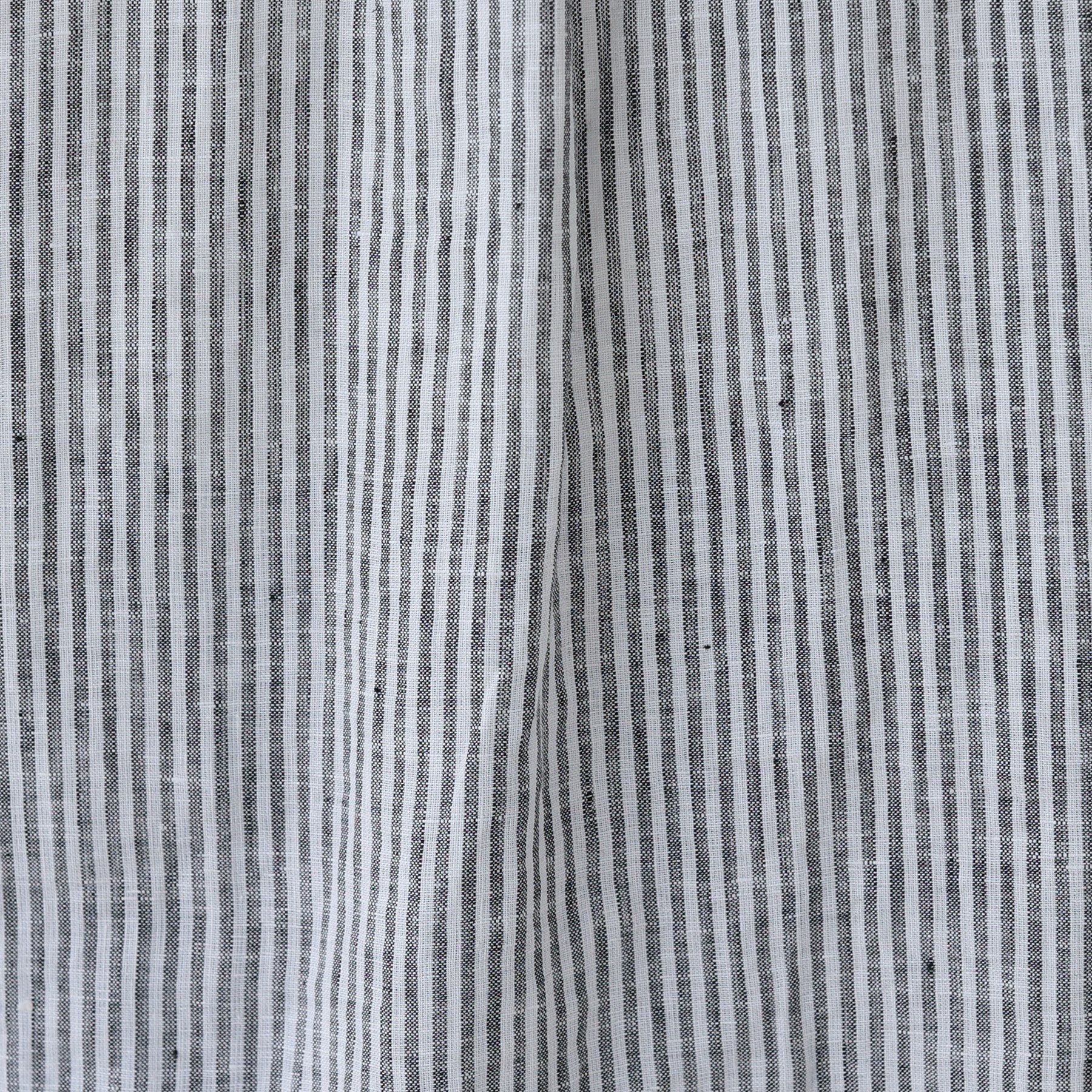 INDIVI「【毎年人気！／フレンチリネン】5分袖バンドカラーブラウス」|シャツ・ブラウス|