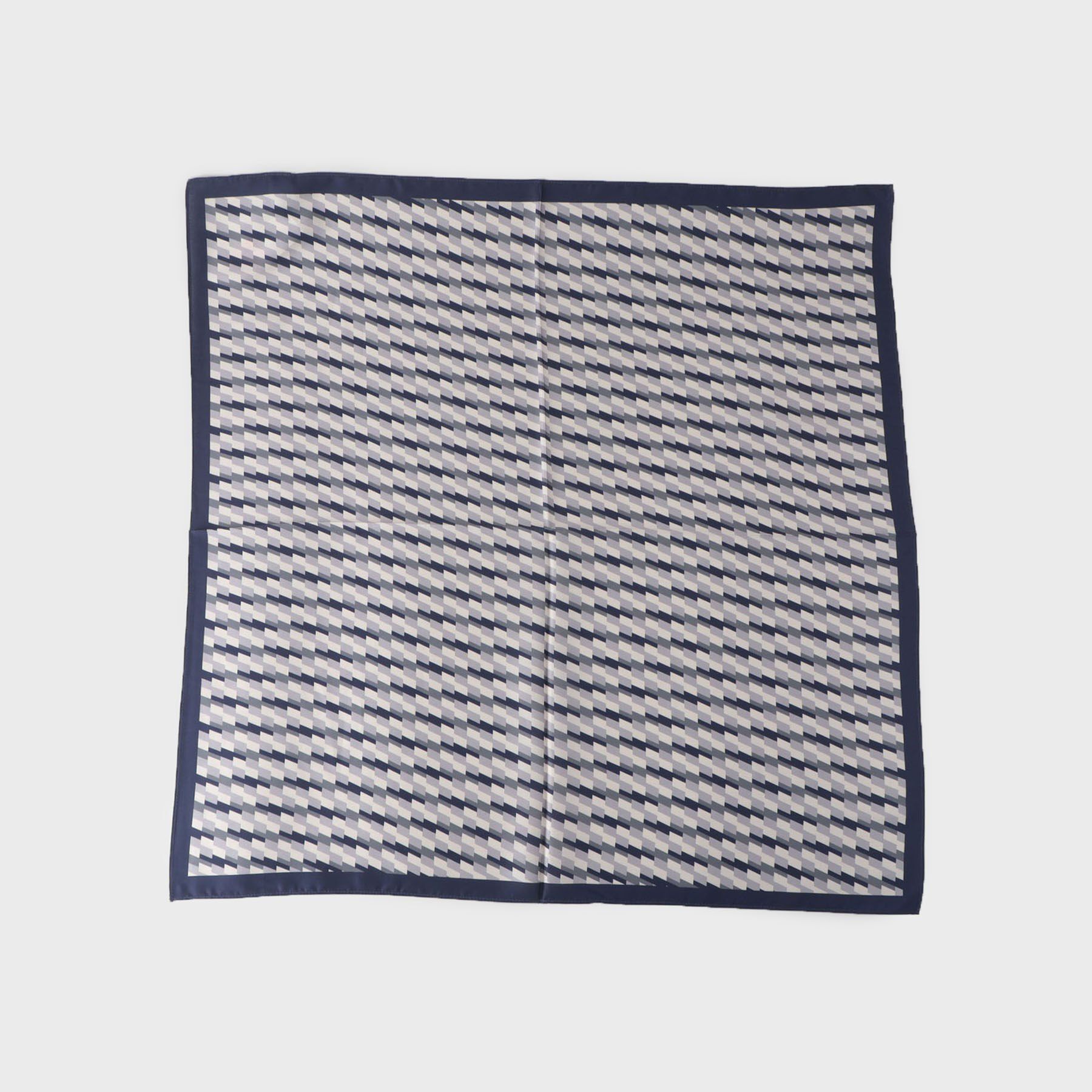 INDIVI「【70㎝四方】キカ柄スカーフ」|バンダナ・スカーフ|ブルー(192)