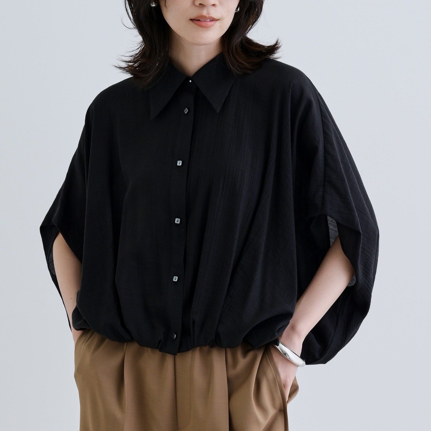 GALLEST「バルーンフォルムブラウス」|シャツ・ブラウス|