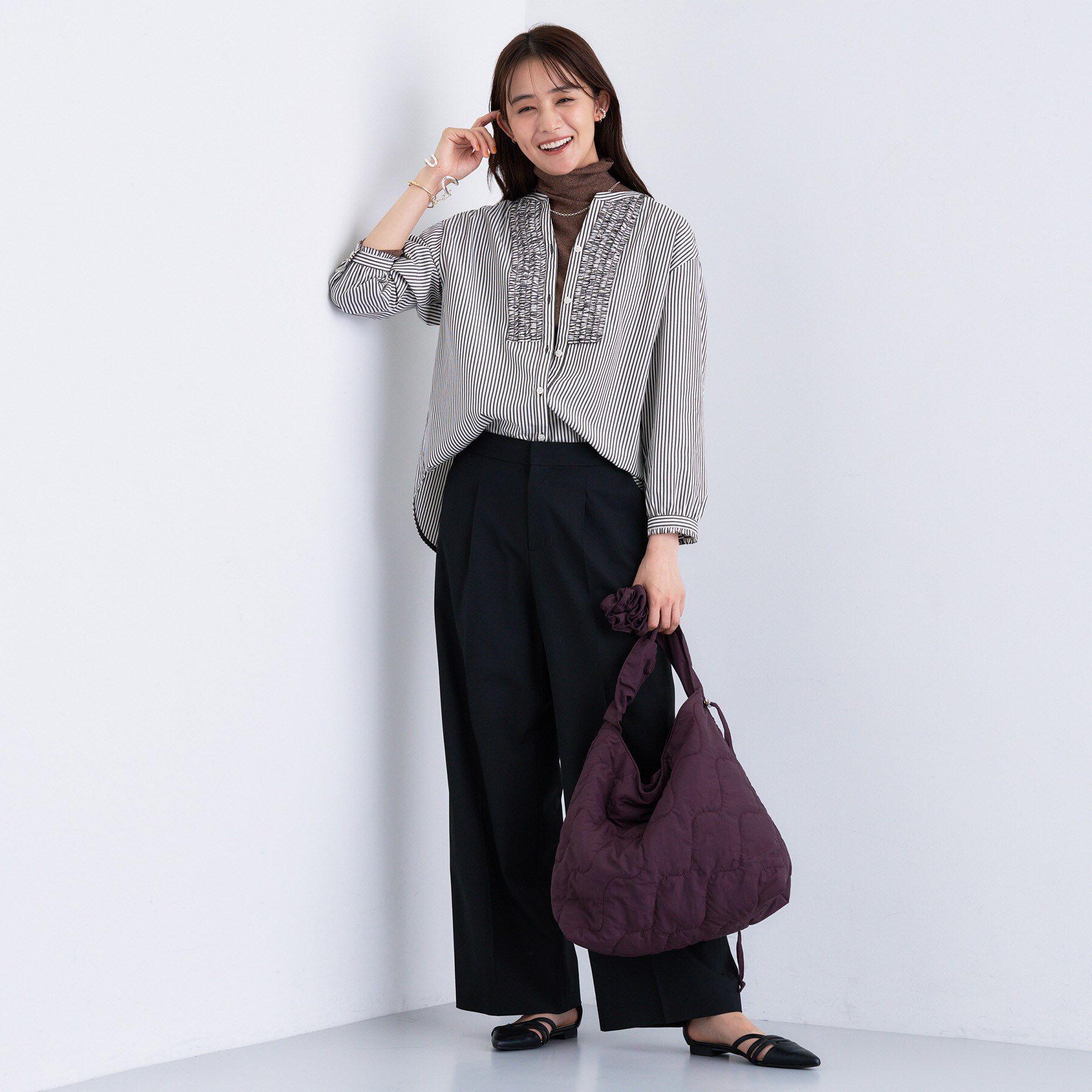 INDIVI「【新色登場！超軽量】2WAYドロストショルダーバッグ」|ショルダー・メッセンジャー|