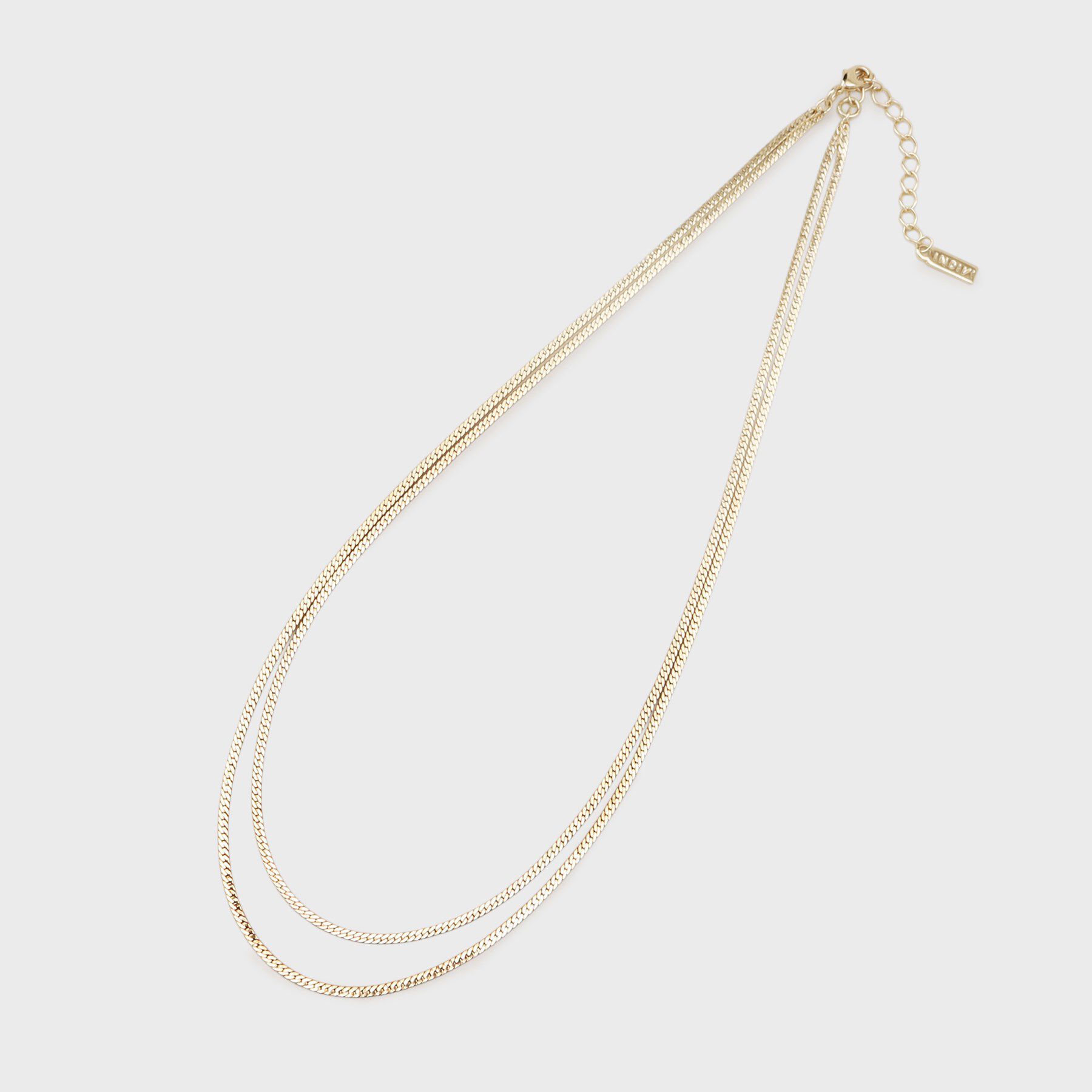 INDIVI「レイヤードチェーンネックレス」|ネックレス|