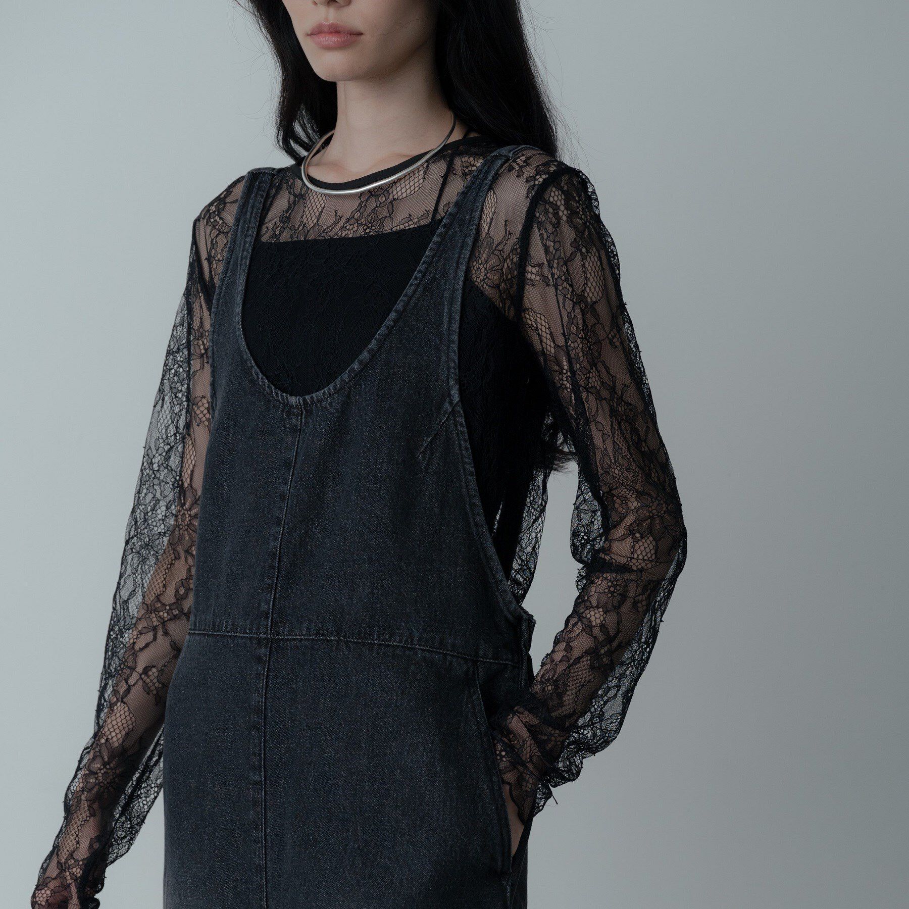 GALLEST「デニムサロペット」|オールインワン|