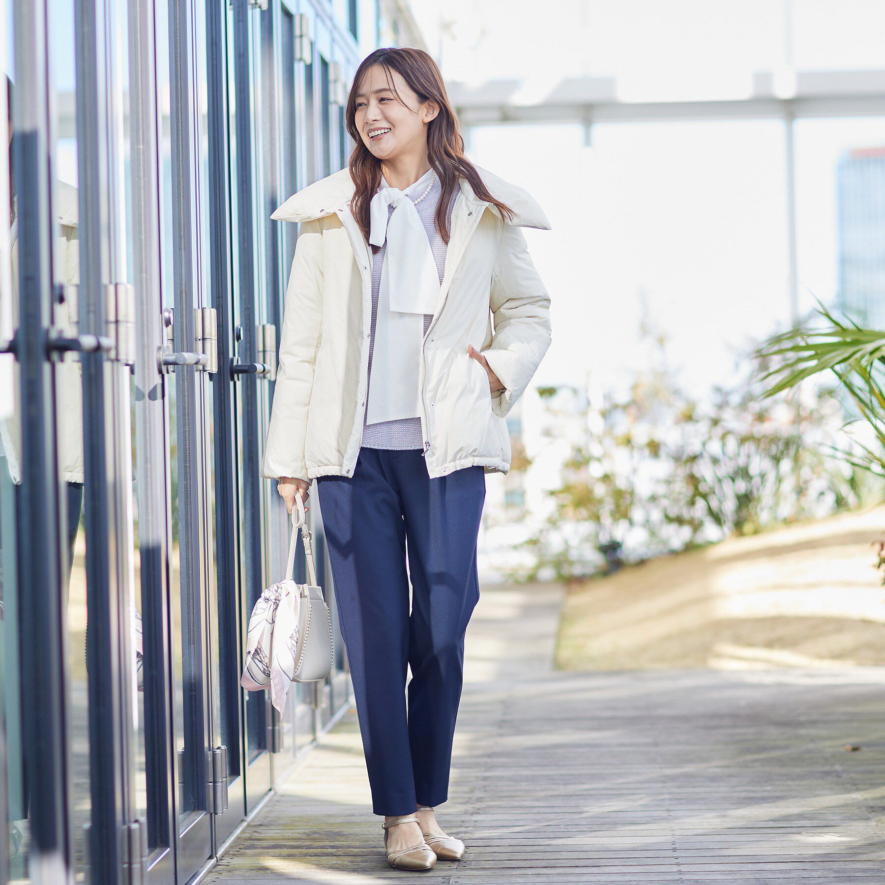 INDIVI「【洗える／裏起毛】ストレッチウォームパンツ」|その他|