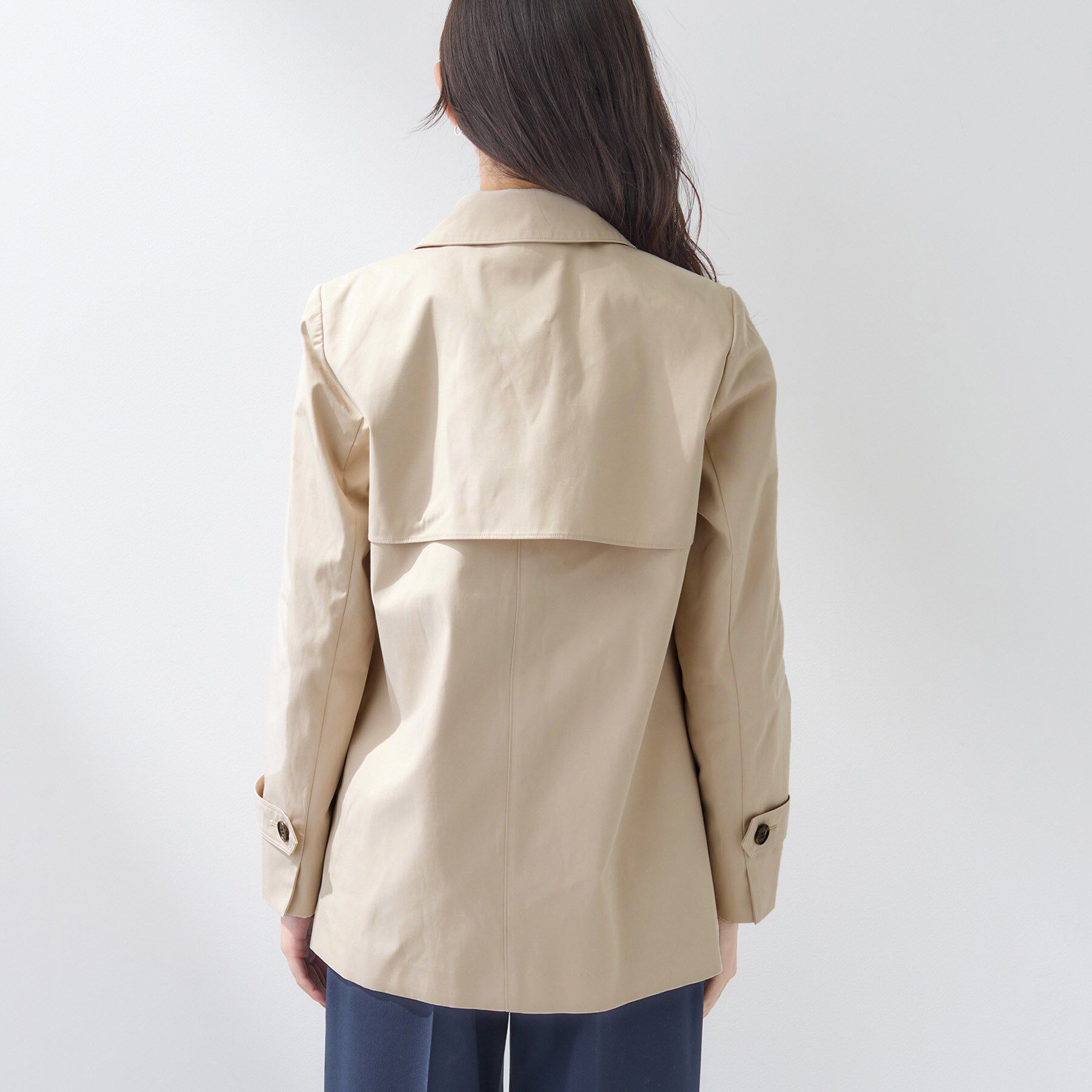 INDIVI「【花粉付着防止／撥水／UVケア】名品トレンチコート」|トレンチコート|