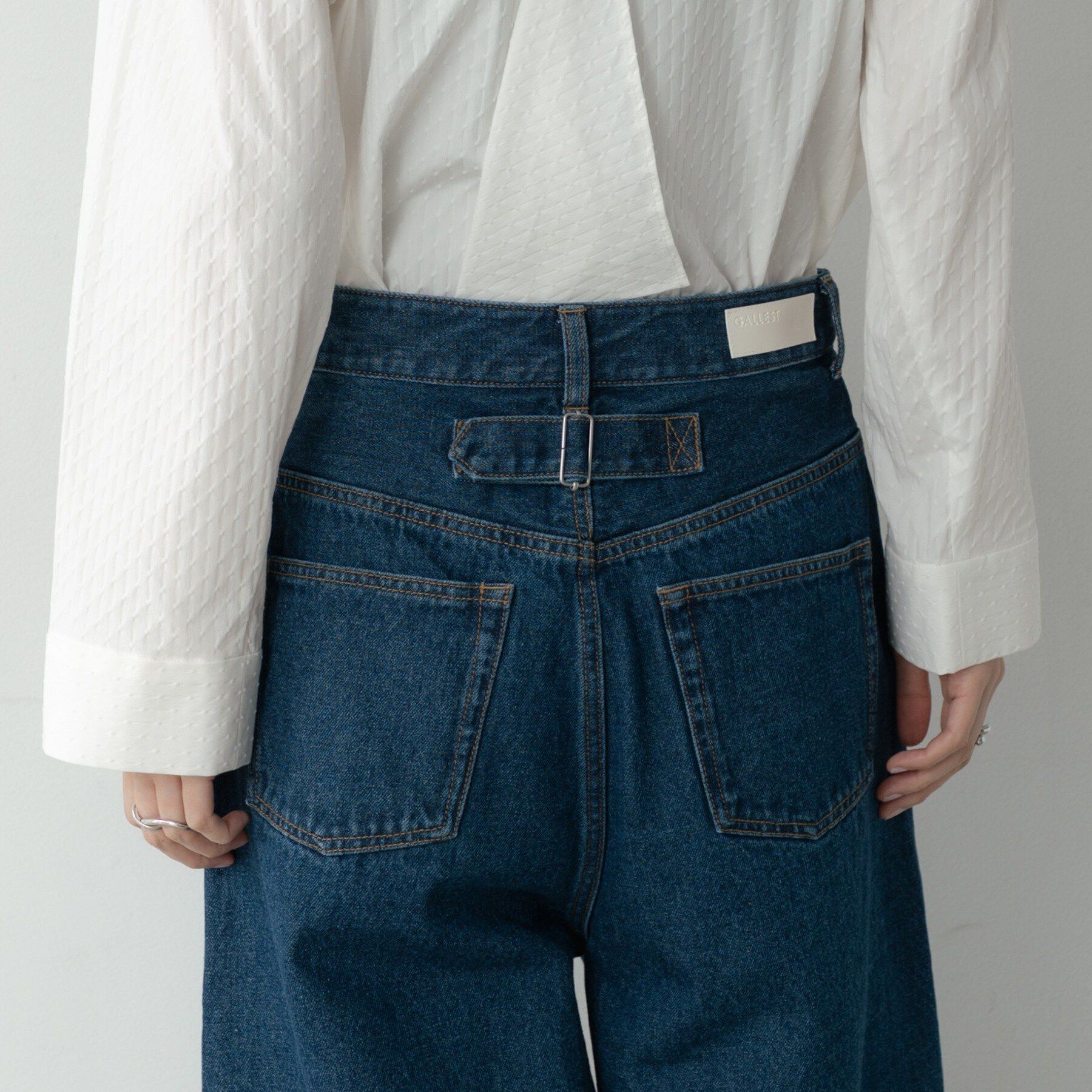 GALLEST「バレルデニムパンツ」|デニム|