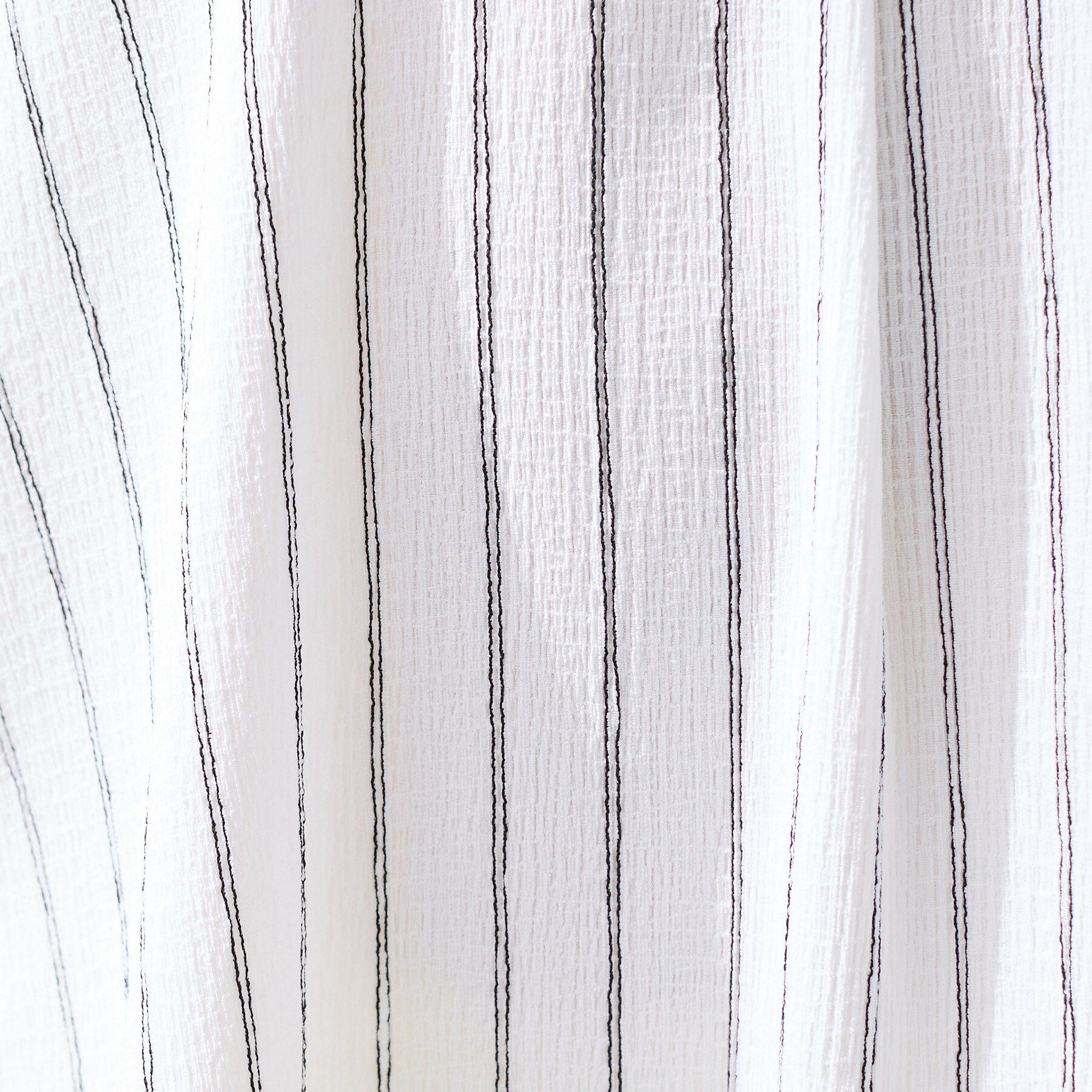 INDIVI「【洗える／着心地楽ちん】ブラウス風ストライプカットソートップス」|Tシャツ・カットソー|