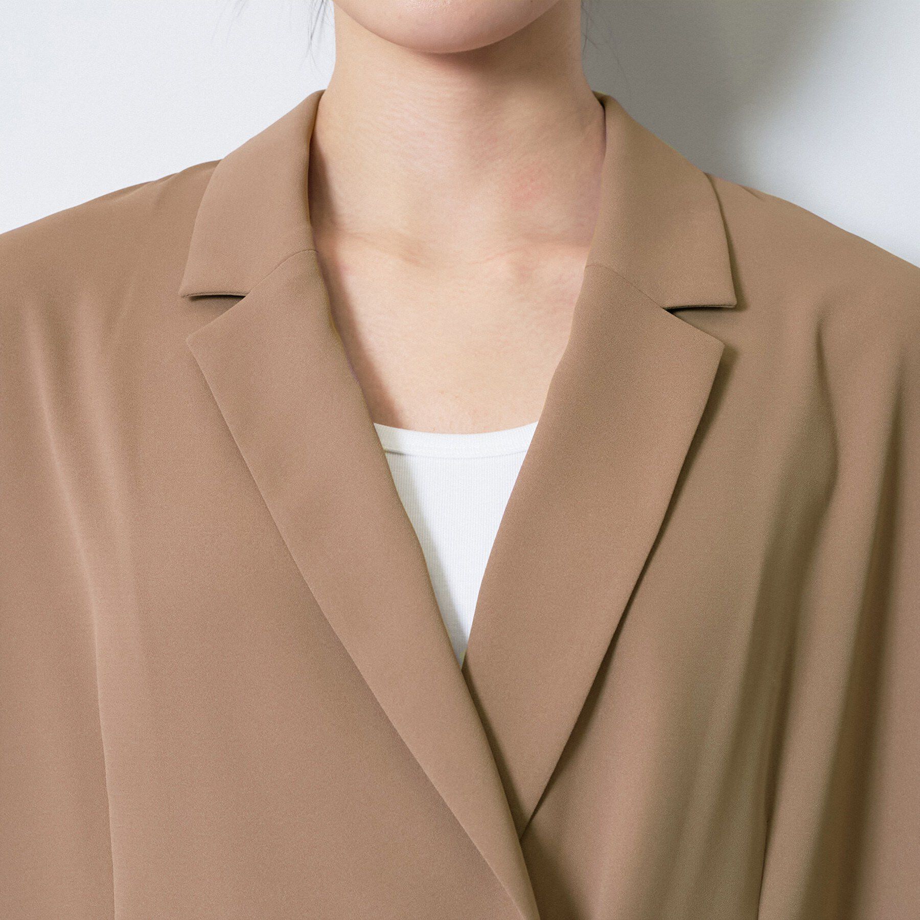 INDIVI「【さらに軽く軽快！／着る日傘】ドルマンダブルジャケット」|テーラードジャケット|