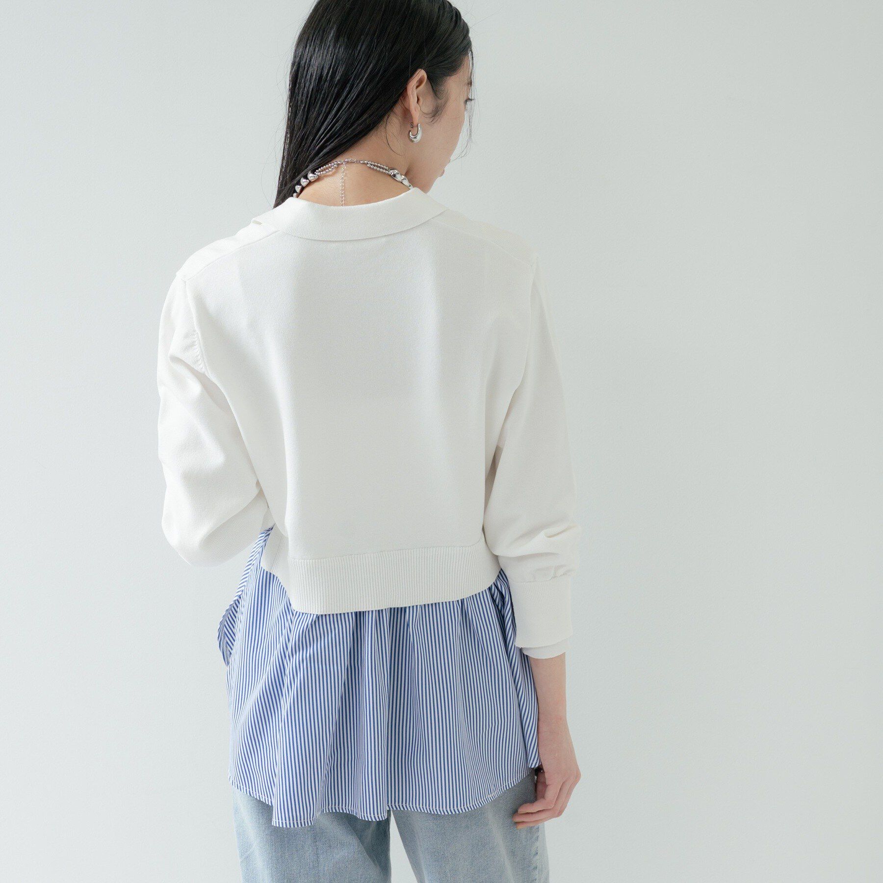 GALLEST「ペプラムドッキングニット」|ニット・セーター|