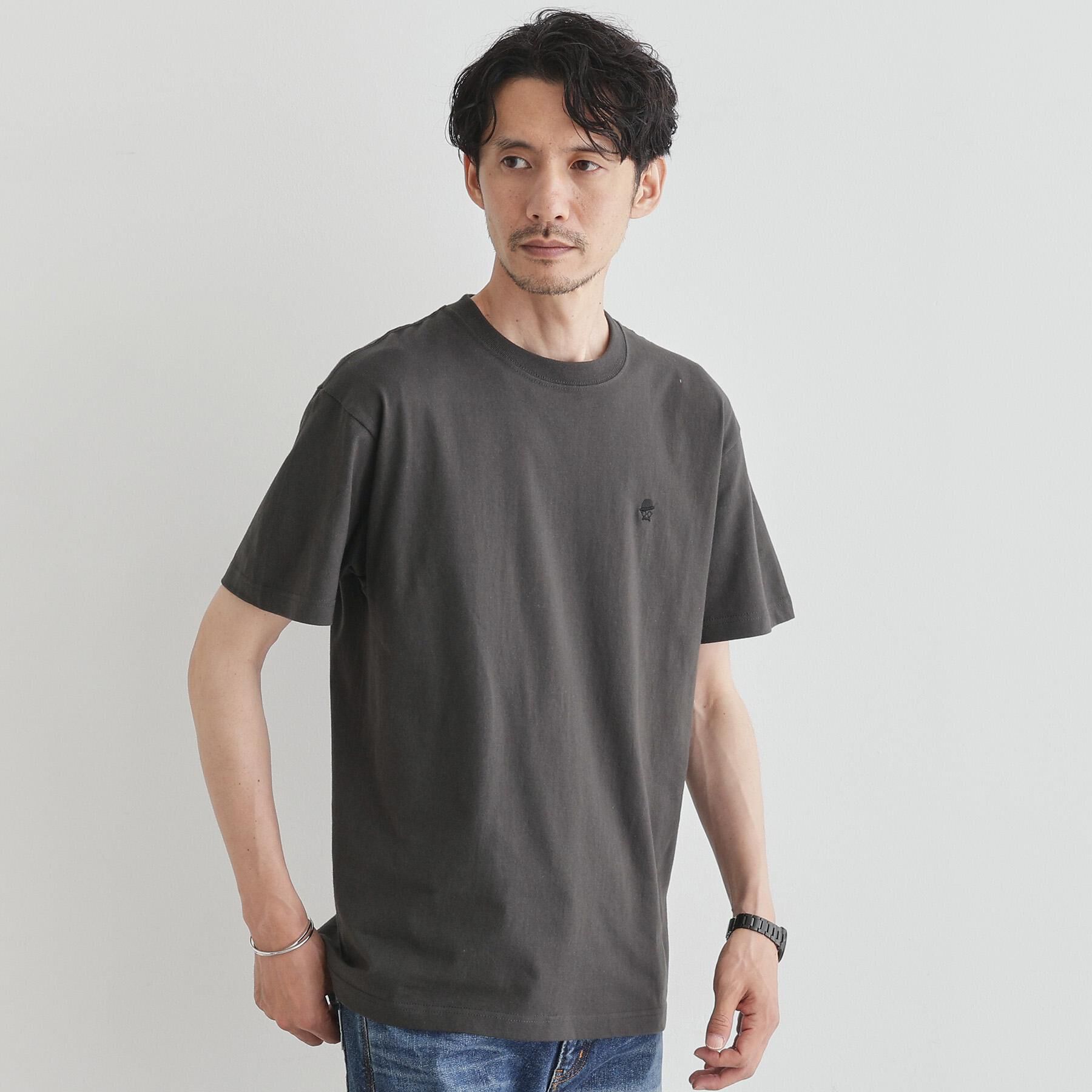 TAKEO KIKUCHI「【LIMITED】ワンポイント刺繍 半袖Tシャツ」|Tシャツ・カットソー|