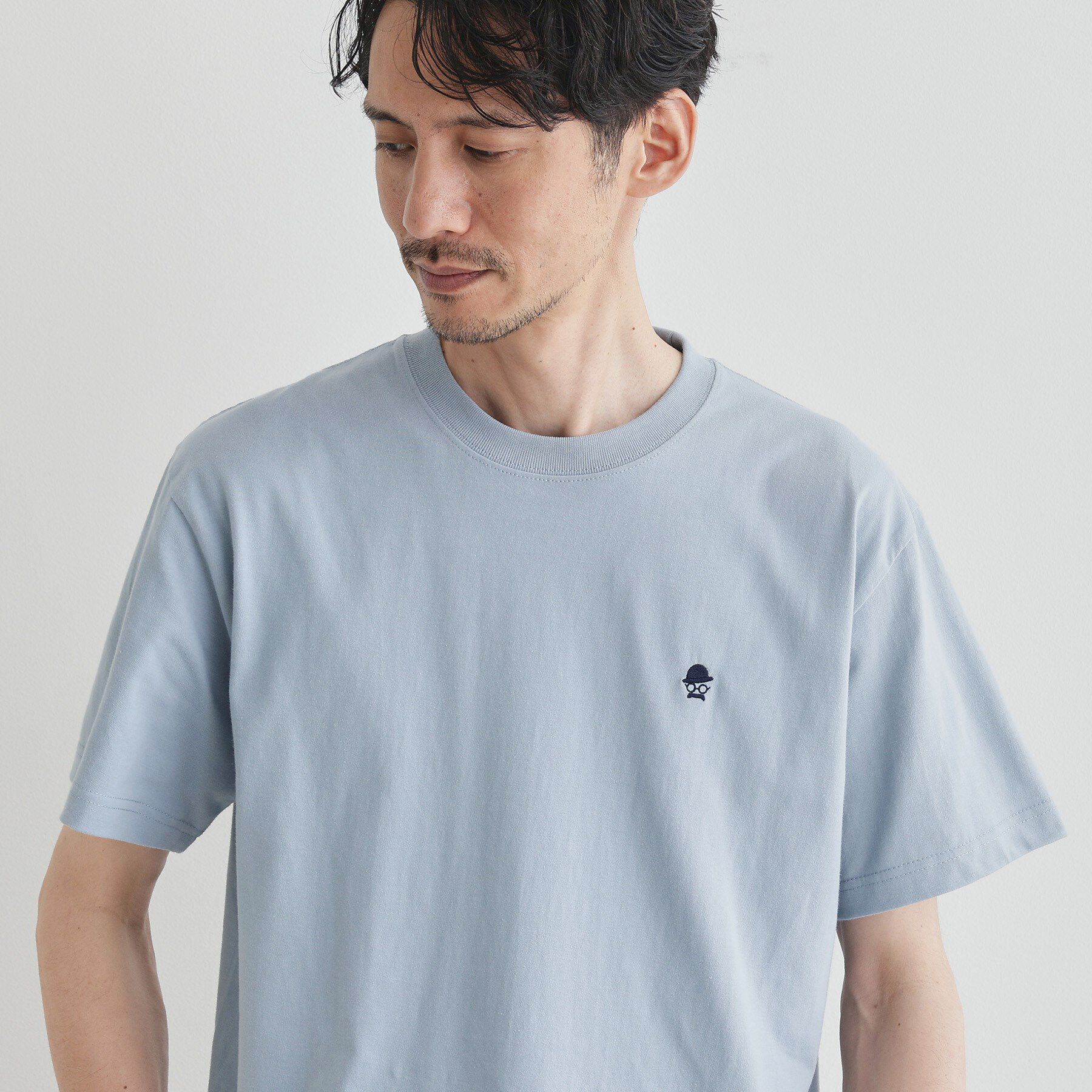 TAKEO KIKUCHI「【LIMITED】ワンポイント刺繍 半袖Tシャツ」|Tシャツ・カットソー|