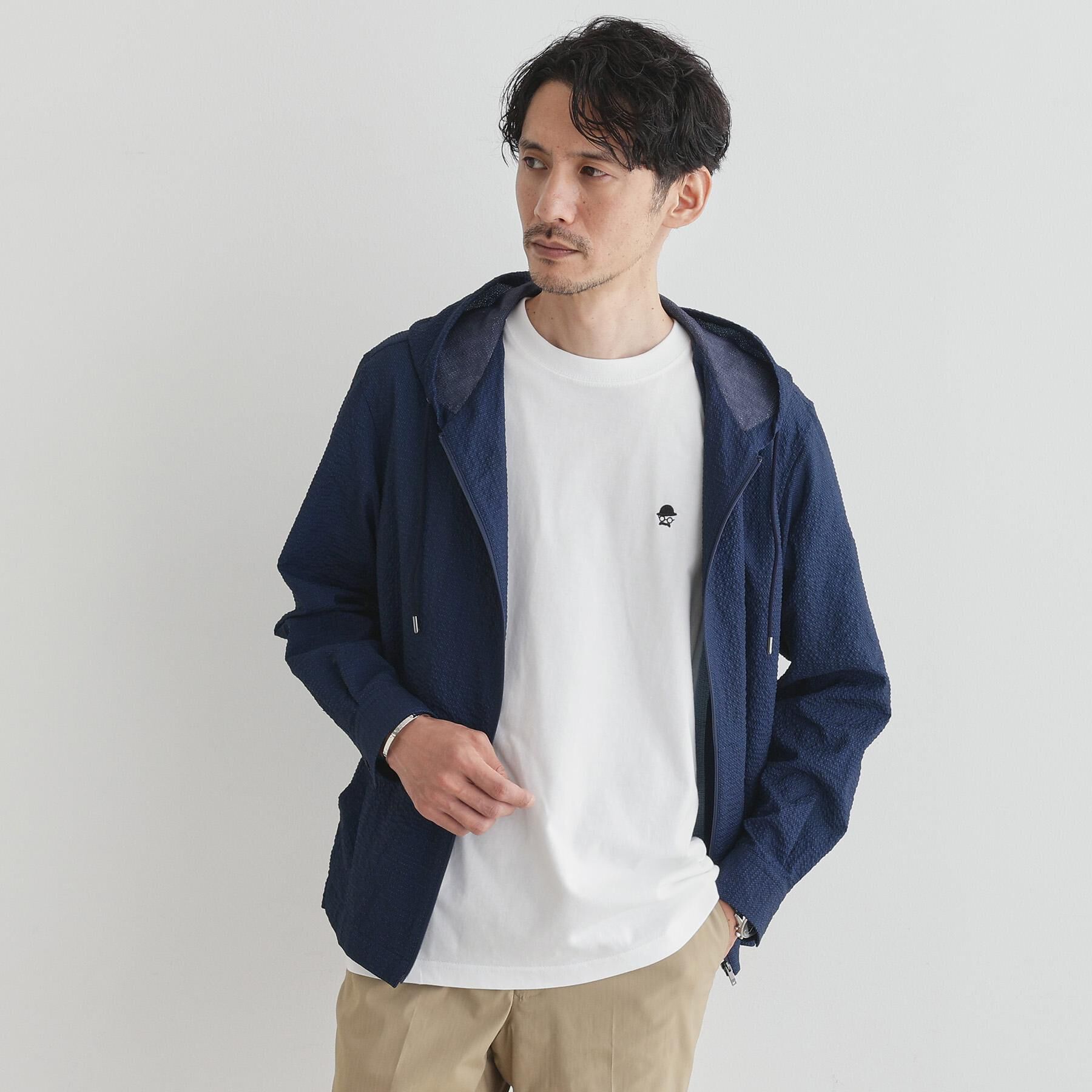 TAKEO KIKUCHI「【LIMITED】ワンポイント刺繍 半袖Tシャツ」|Tシャツ・カットソー|