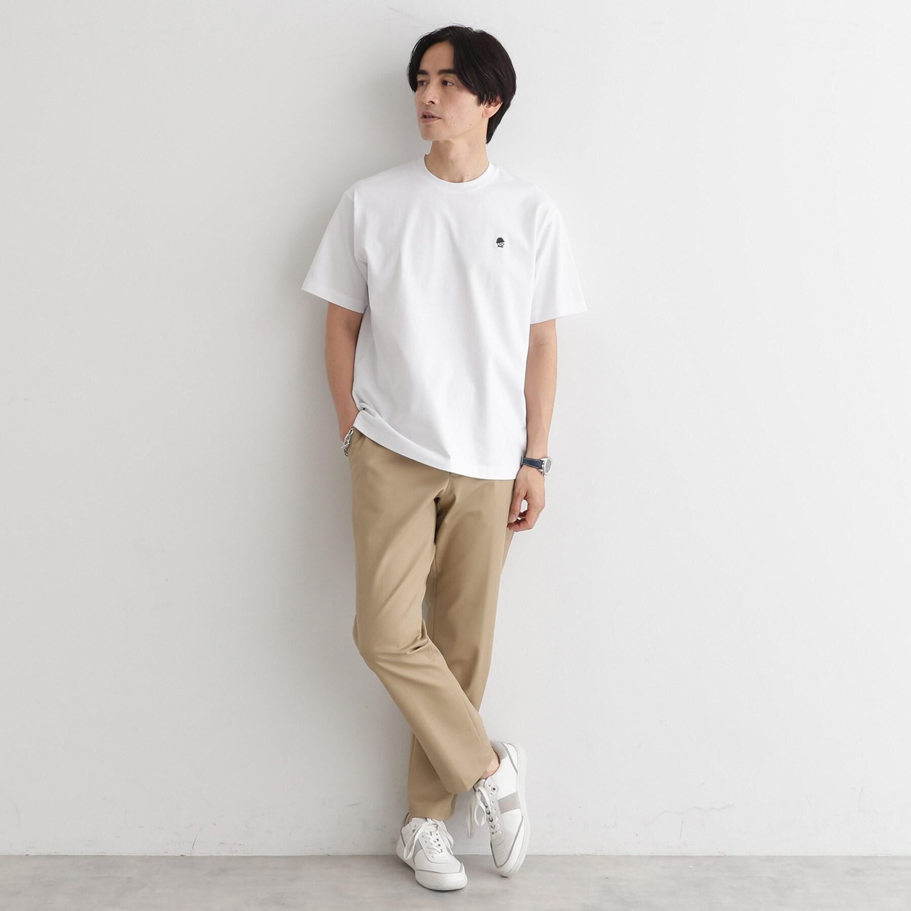 TAKEO KIKUCHI「【LIMITED】ワンポイント刺繍 半袖Tシャツ」|Tシャツ・カットソー|