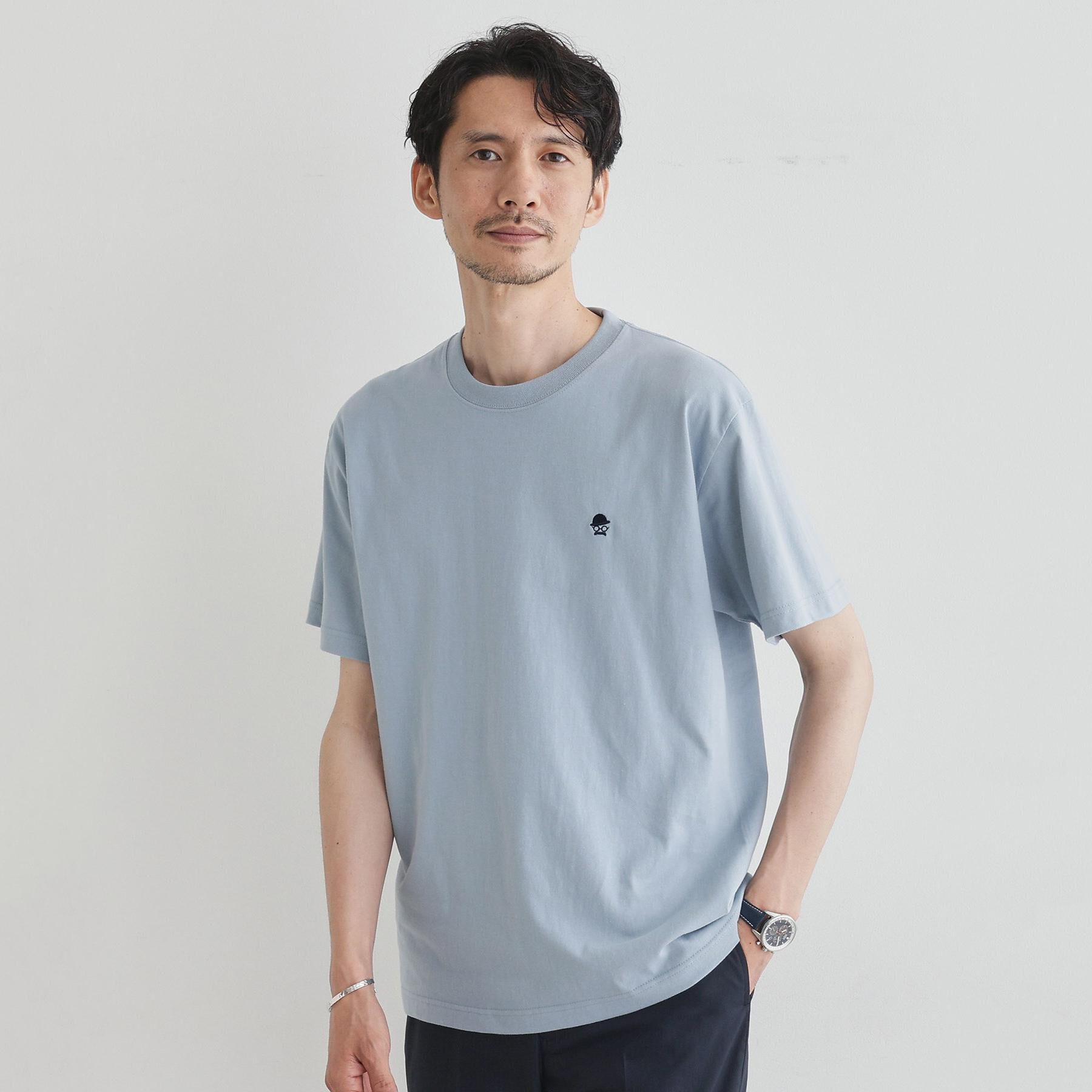 TAKEO KIKUCHI「【LIMITED】ワンポイント刺繍 半袖Tシャツ」|Tシャツ・カットソー|