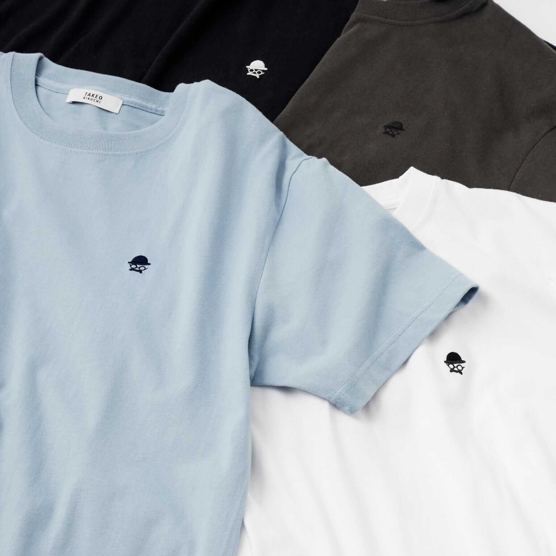 TAKEO KIKUCHI「【LIMITED】ワンポイント刺繍 半袖Tシャツ」|Tシャツ・カットソー|