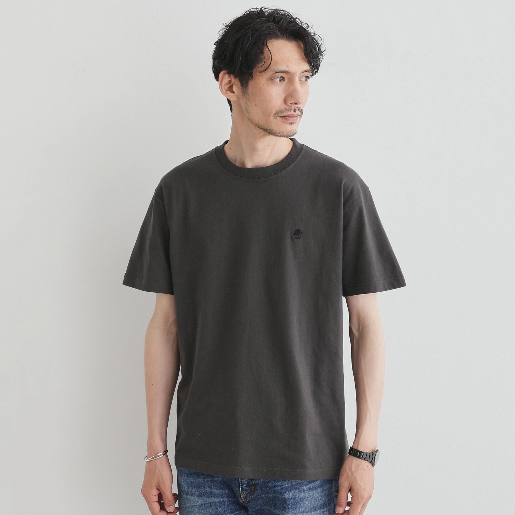 TAKEO KIKUCHI「【LIMITED】ワンポイント刺繍 半袖Tシャツ」|Tシャツ・カットソー|
