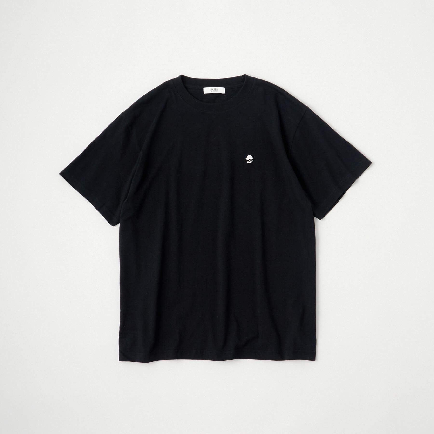 TAKEO KIKUCHI「【LIMITED】ワンポイント刺繍 半袖Tシャツ」|Tシャツ・カットソー|ブラック(019)