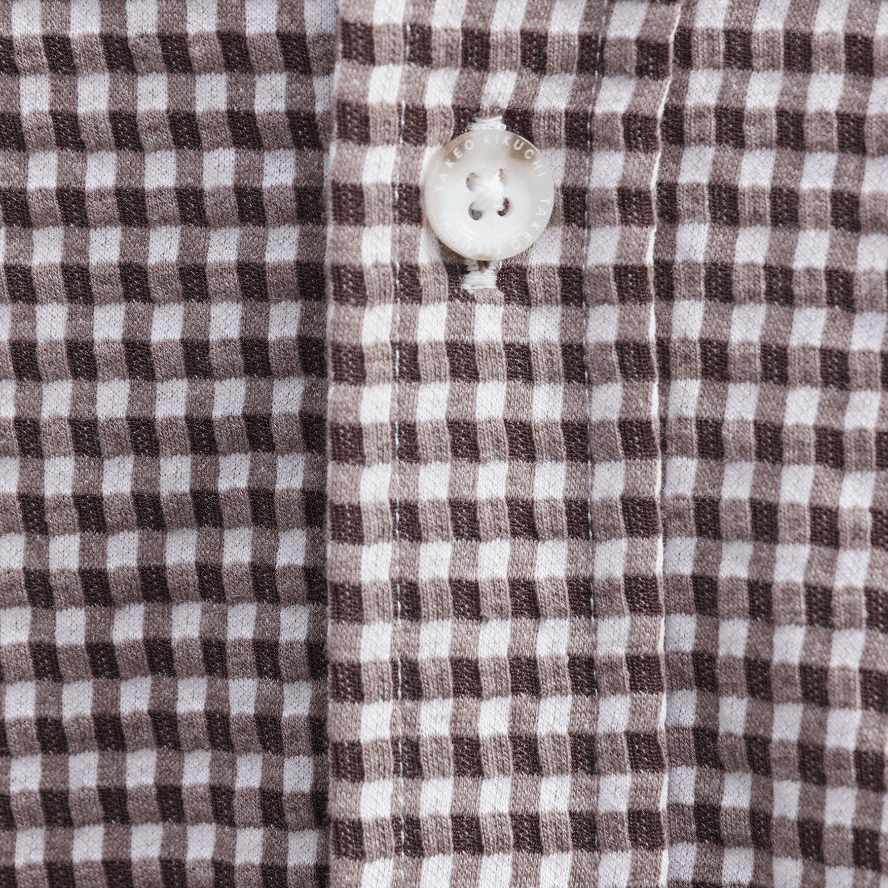 TAKEO KIKUCHI「シアサッカーギンガムチェック ストレッチシャツ」|シャツ・ブラウス|