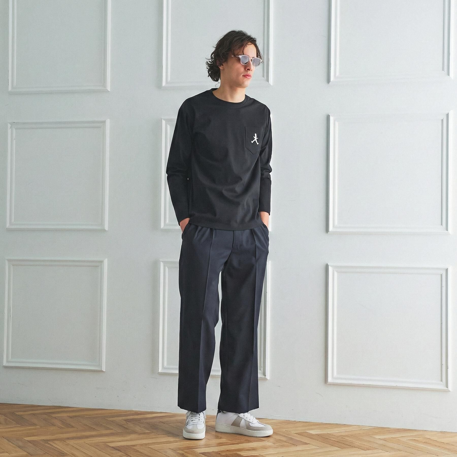 TAKEO KIKUCHI「【BOWLER HAT LABEL】TWギャバジン ワイドイージースラックス」|その他|