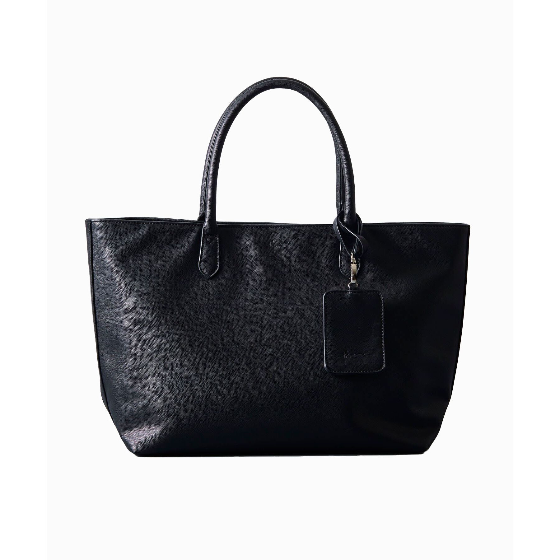 tk.TAKEO KIKUCHI「レザー調トートバッグ」|トートバッグ|ブラック(119)