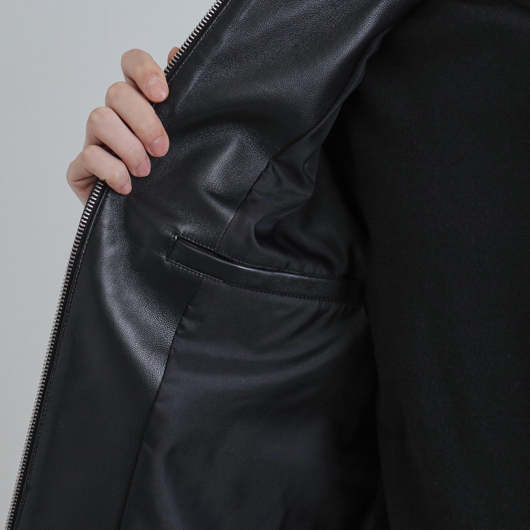 tk.TAKEO KIKUCHI「【本革】ラムレザーシングルライダース」|ブルゾン・スタジャン|