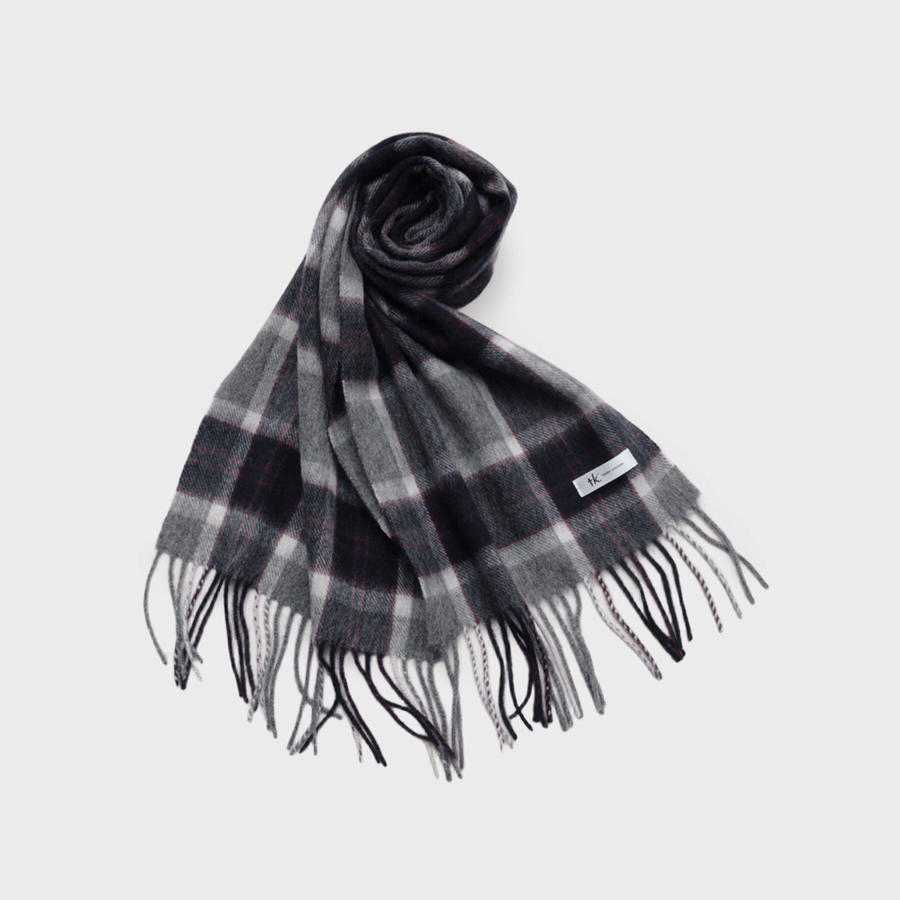 tk.TAKEO KIKUCHI「シングルアソートマフラー」|ストール|グレー(212)