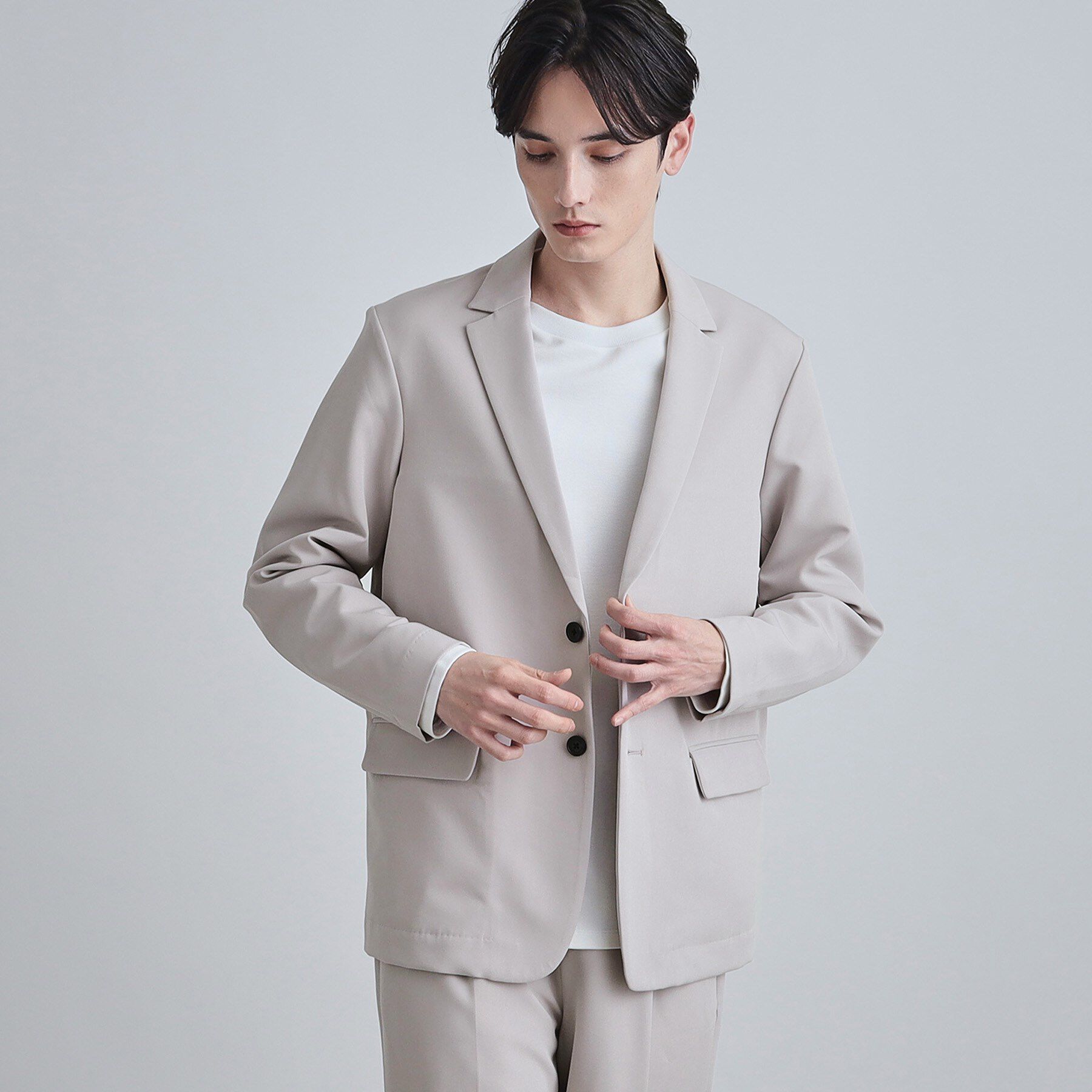 tk.TAKEO KIKUCHI「【セットアップ対応】360度ストレッチテーラードジャケット」|テーラードジャケット|