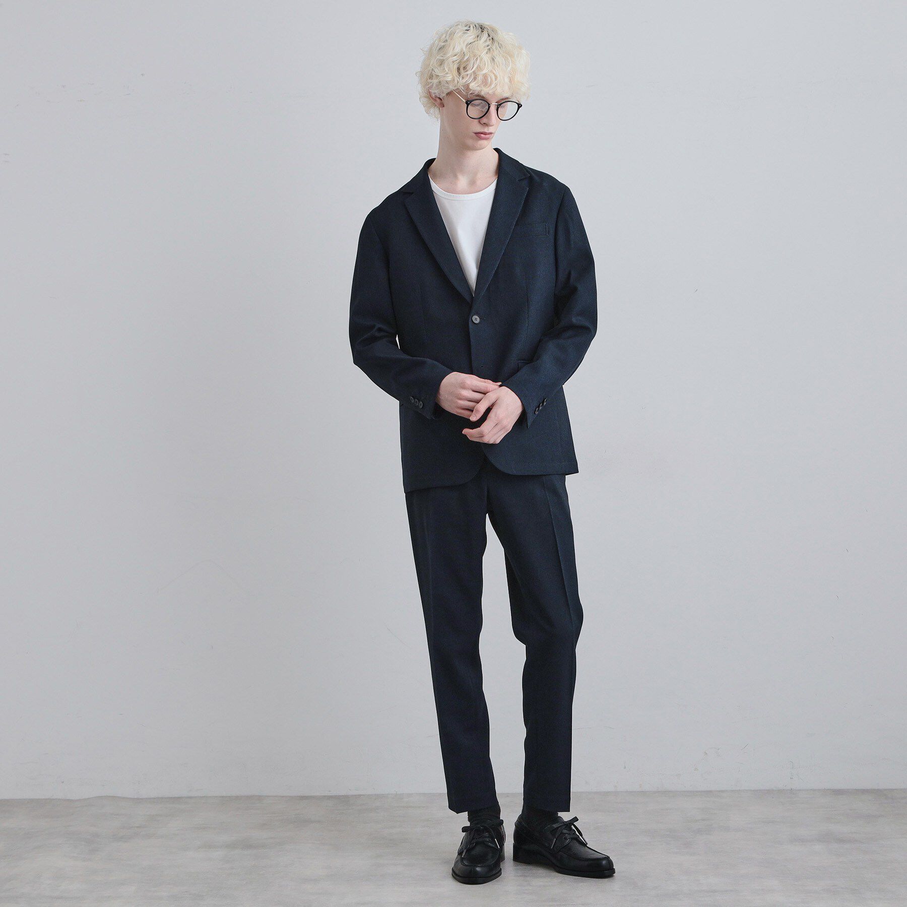 tk.TAKEO KIKUCHI「【セットアップ2点セット】PINHEADシングルセットアップ/ONOFF兼用/ストレッチ/洗える/イ」|スーツ|