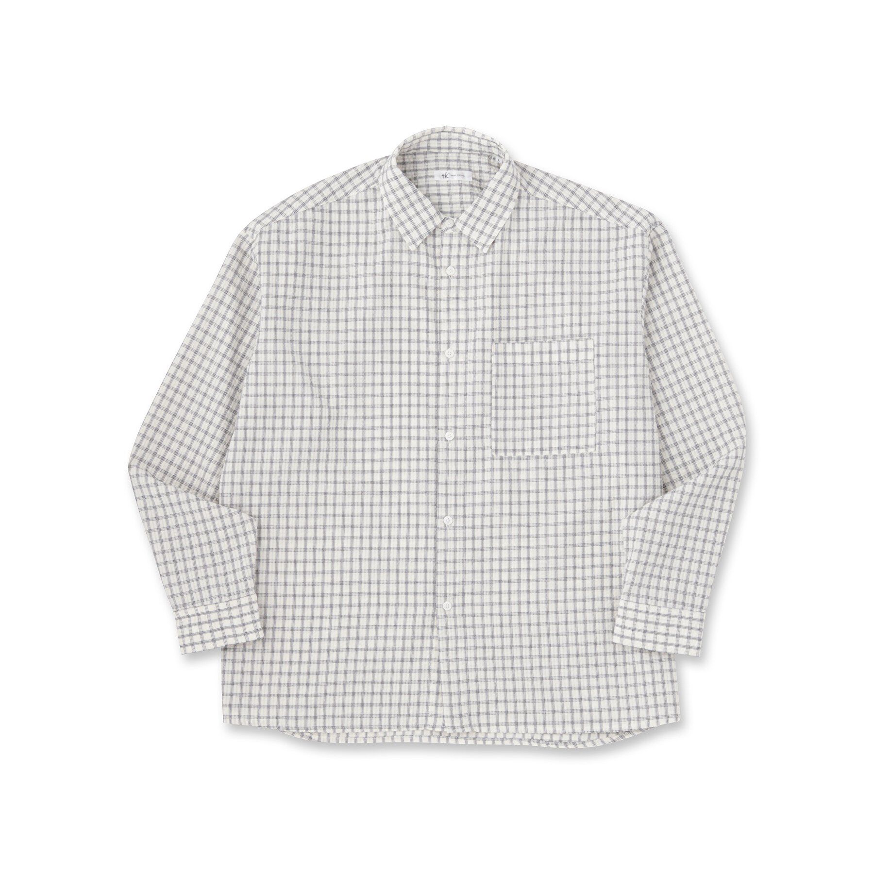 tk.TAKEO KIKUCHI「シアサッカーチェックシャツ」|シャツ・ブラウス|