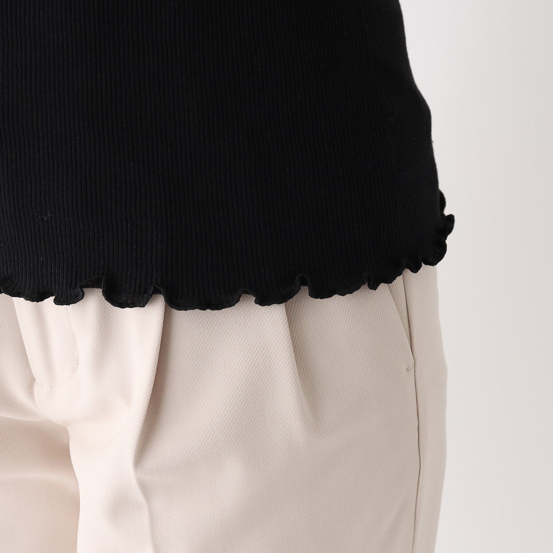 index「丸胴編み レースキャミソール」|キャミソール|