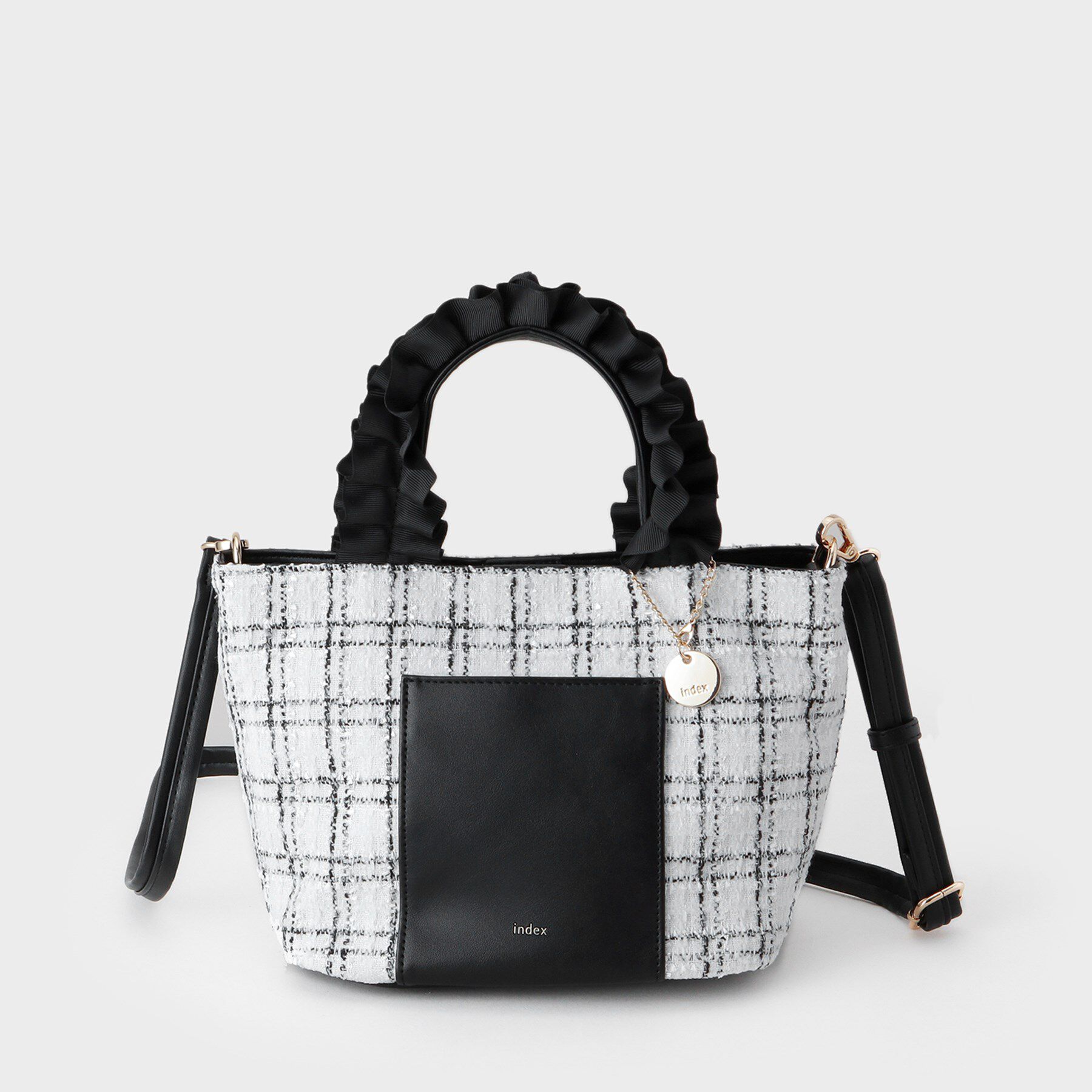 index「【2WAY】持ち手フリルトートバッグ」|トートバッグ|