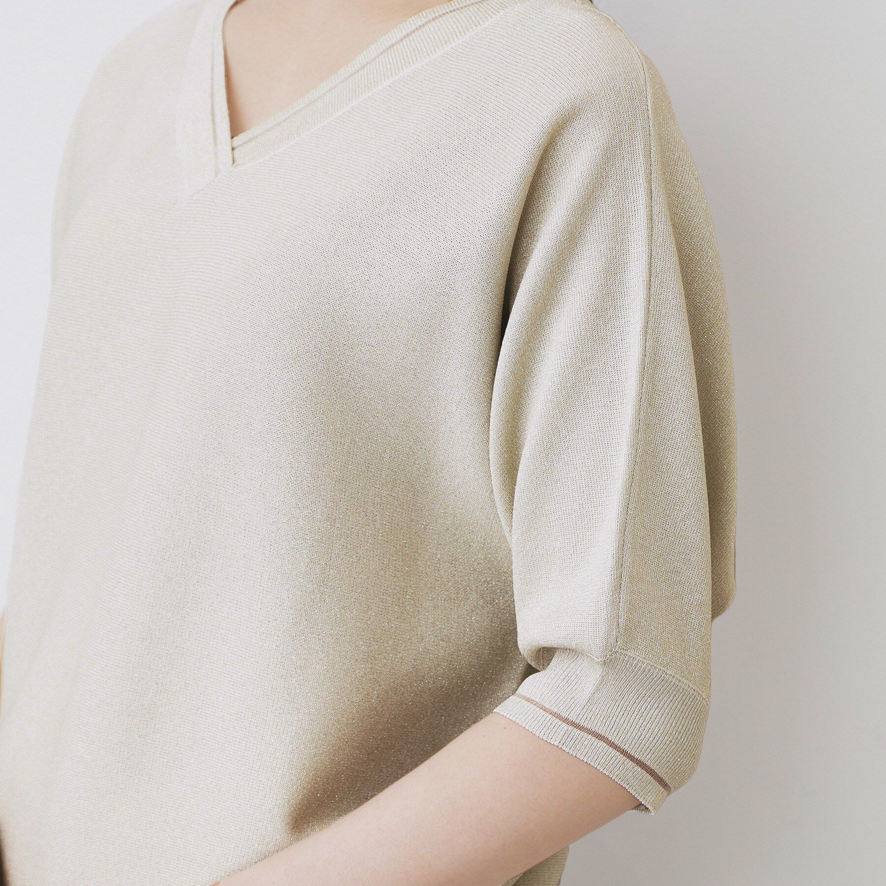 index「《5色展開》前後2WAY ドルマンスリーブニット【UVケア/抗ピル/洗濯機洗い可】」|ニット・セーター|